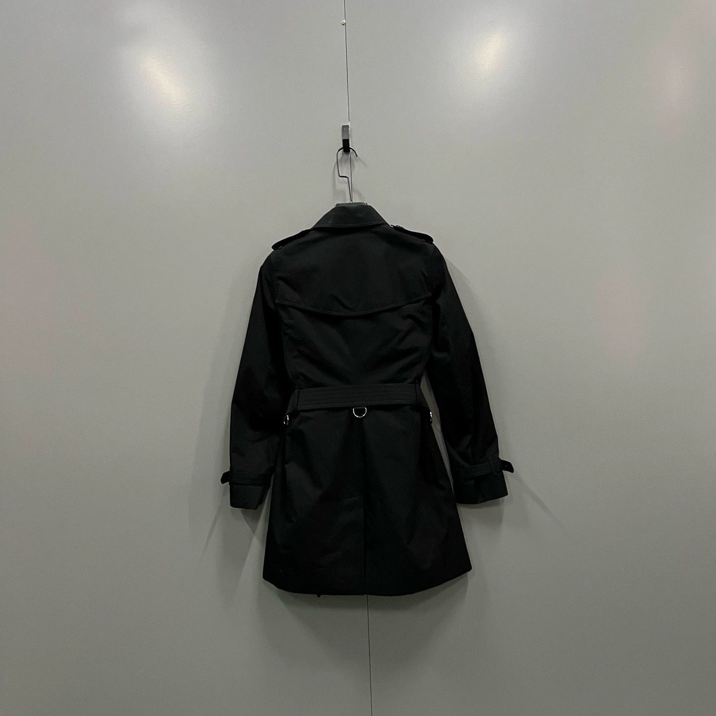 Burberry Burberry Black Double-Breasted Trench Coat Size US XS / EU 42 / 0 - 2 Thumbnail