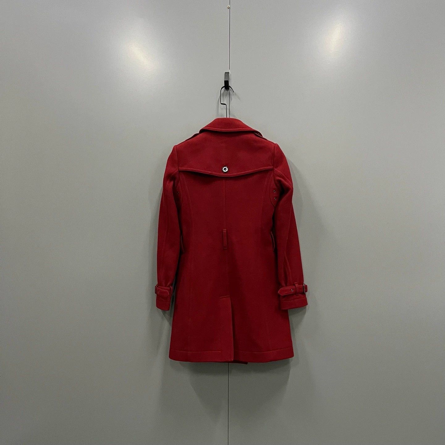 Burberry Burberry Red Double-Breasted Coat Size US XS / EU 42 / 0 - 2 Thumbnail