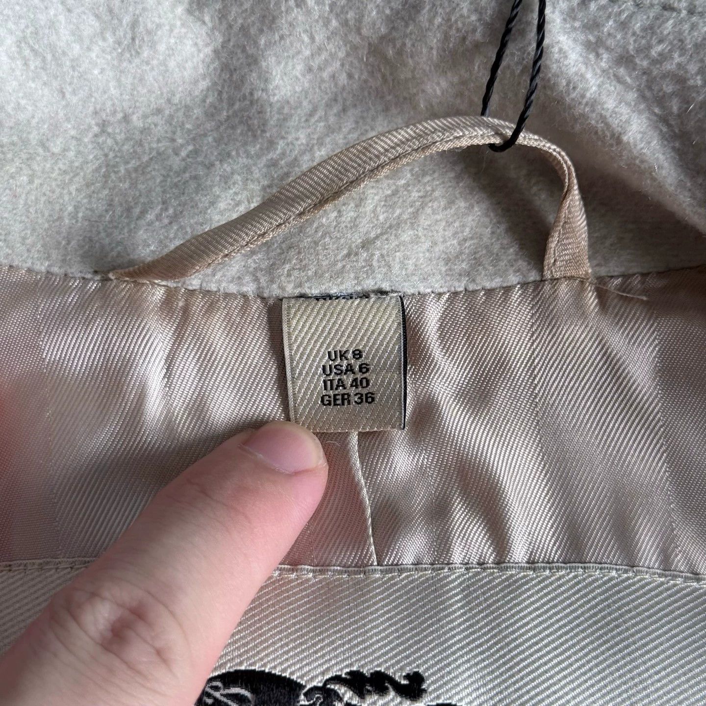 Burberry Burberry Camel Wool Trench Coat UK8 Size US M / EU 48-50 / 2 - 4 Thumbnail