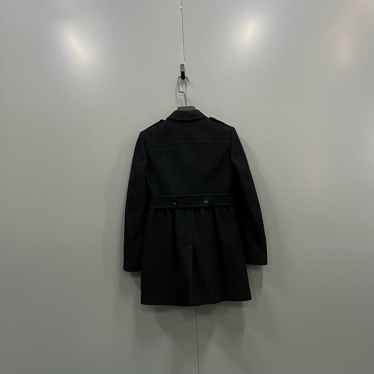 Burberry Burberry Black Collared Coat Size 36 Size US XS / EU 42 / 0 - 2 Thumbnail
