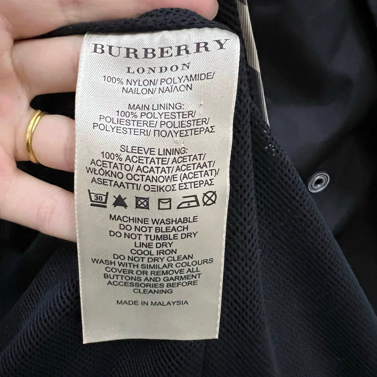 Burberry Burberry Black Double-Breasted Trench Coat Size US XS / EU 42 / 0 - 3 Thumbnail