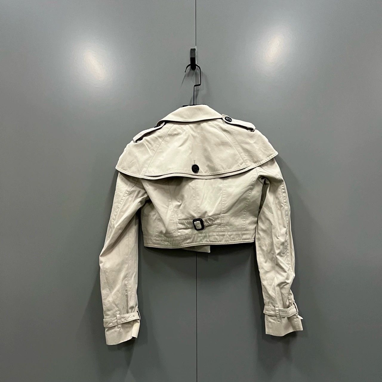 Burberry Burberry Beige Double-Breasted Short Coat Size US XS / EU 42 / 0 - 2 Thumbnail