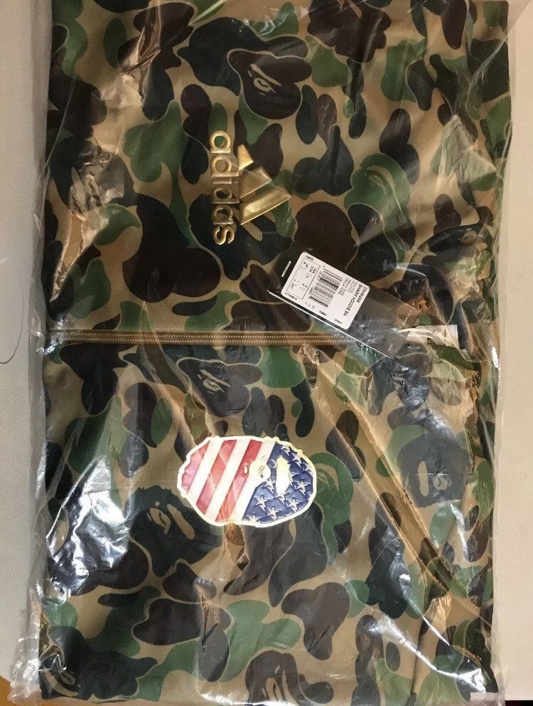 BAPE x Adidas SB Shark Hoodie Green