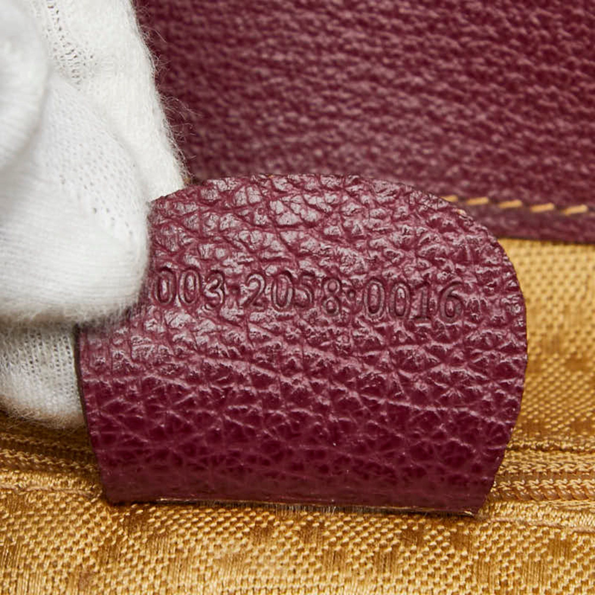 Gucci Gucci Bamboo Backpack 003 2058 0016 Purple Suede Women's GUCCI Size ONE SIZE - 13 Thumbnail