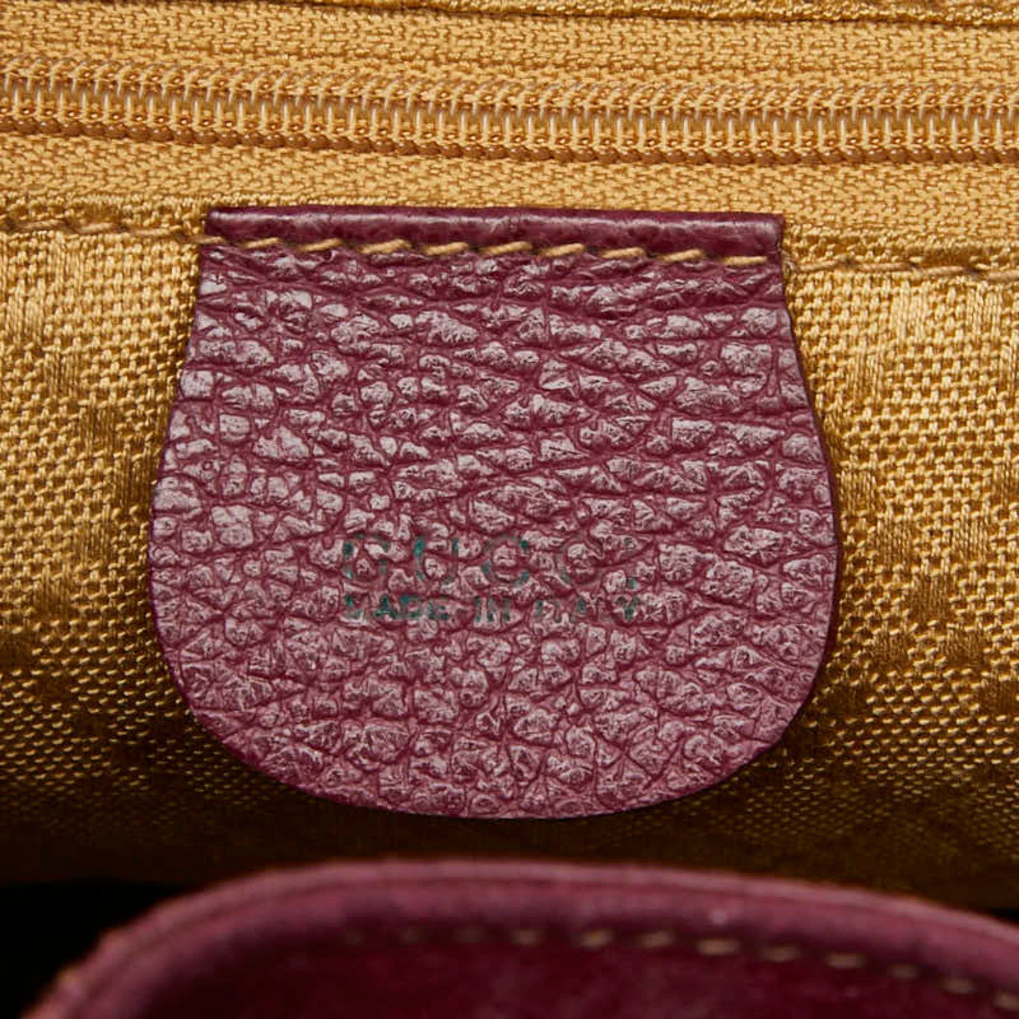 Gucci Gucci Bamboo Backpack 003 2058 0016 Purple Suede Women's GUCCI Size ONE SIZE - 12 Thumbnail