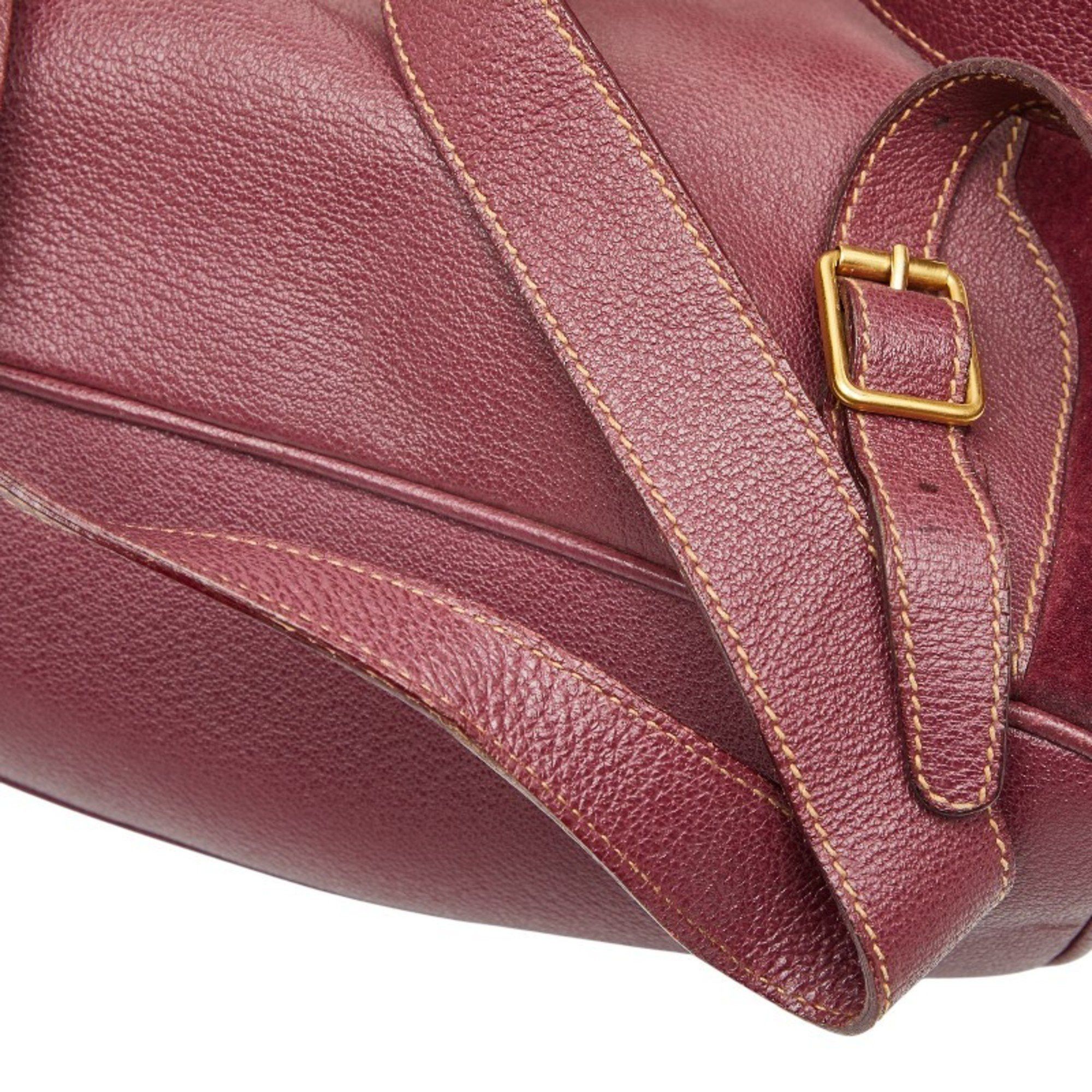 Gucci Gucci Bamboo Backpack 003 2058 0016 Purple Suede Women's GUCCI Size ONE SIZE - 9 Thumbnail