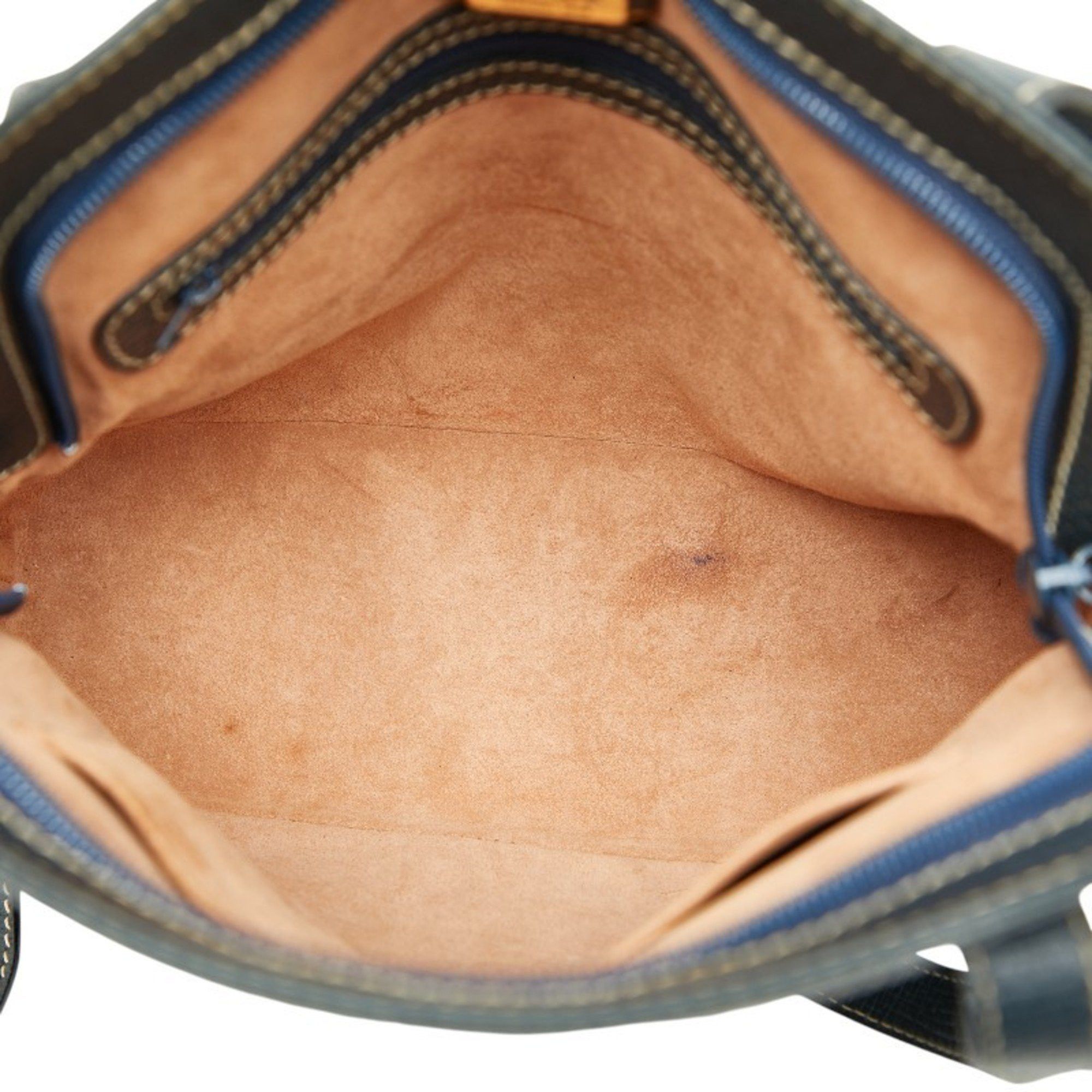 Loewe LOEWE handbag tote bag blue leather women's Size ONE SIZE - 8 Thumbnail