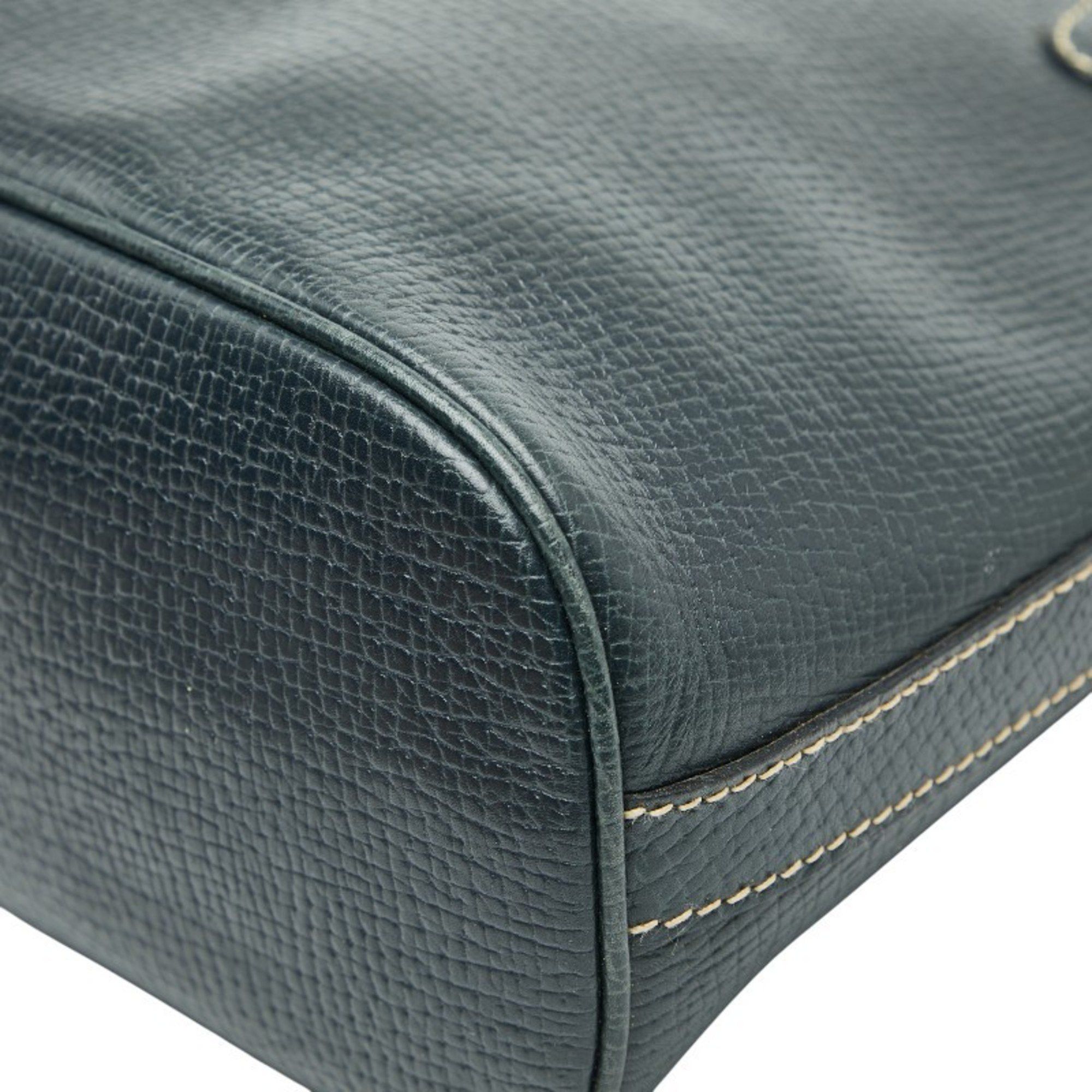 Loewe LOEWE handbag tote bag blue leather women's Size ONE SIZE - 6 Thumbnail