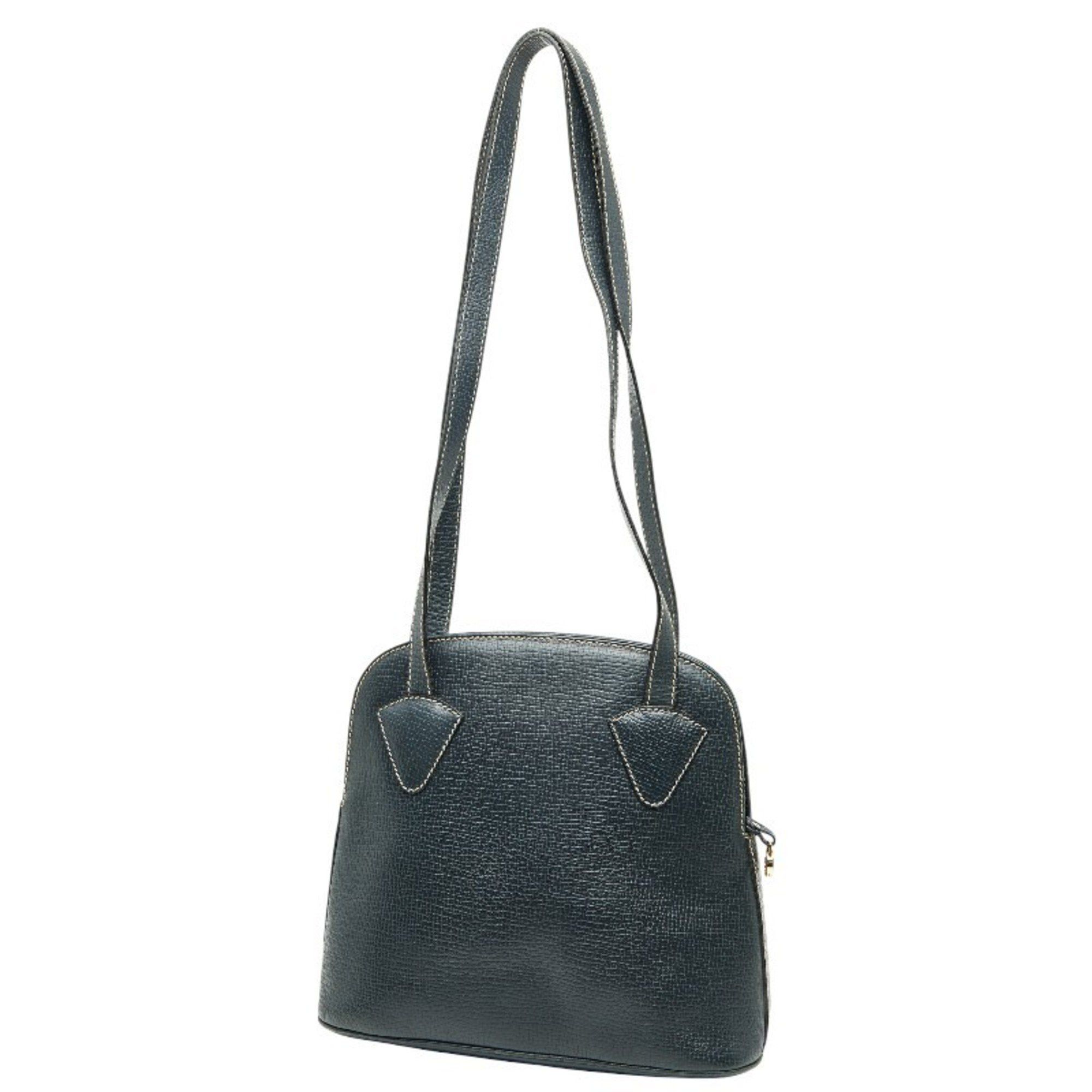 Loewe LOEWE handbag tote bag blue leather women's Size ONE SIZE - 2 Thumbnail