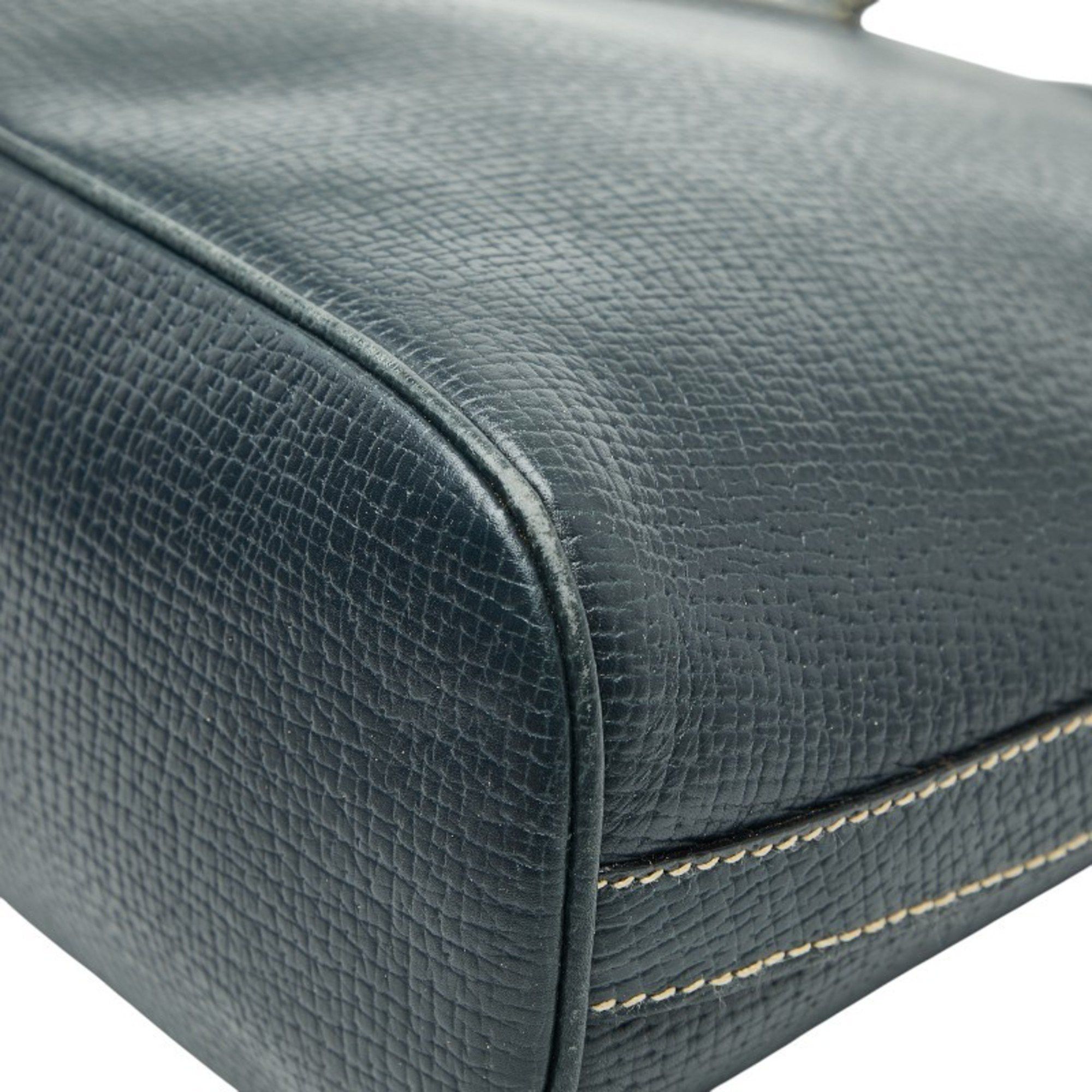 Loewe LOEWE handbag tote bag blue leather women's Size ONE SIZE - 4 Thumbnail
