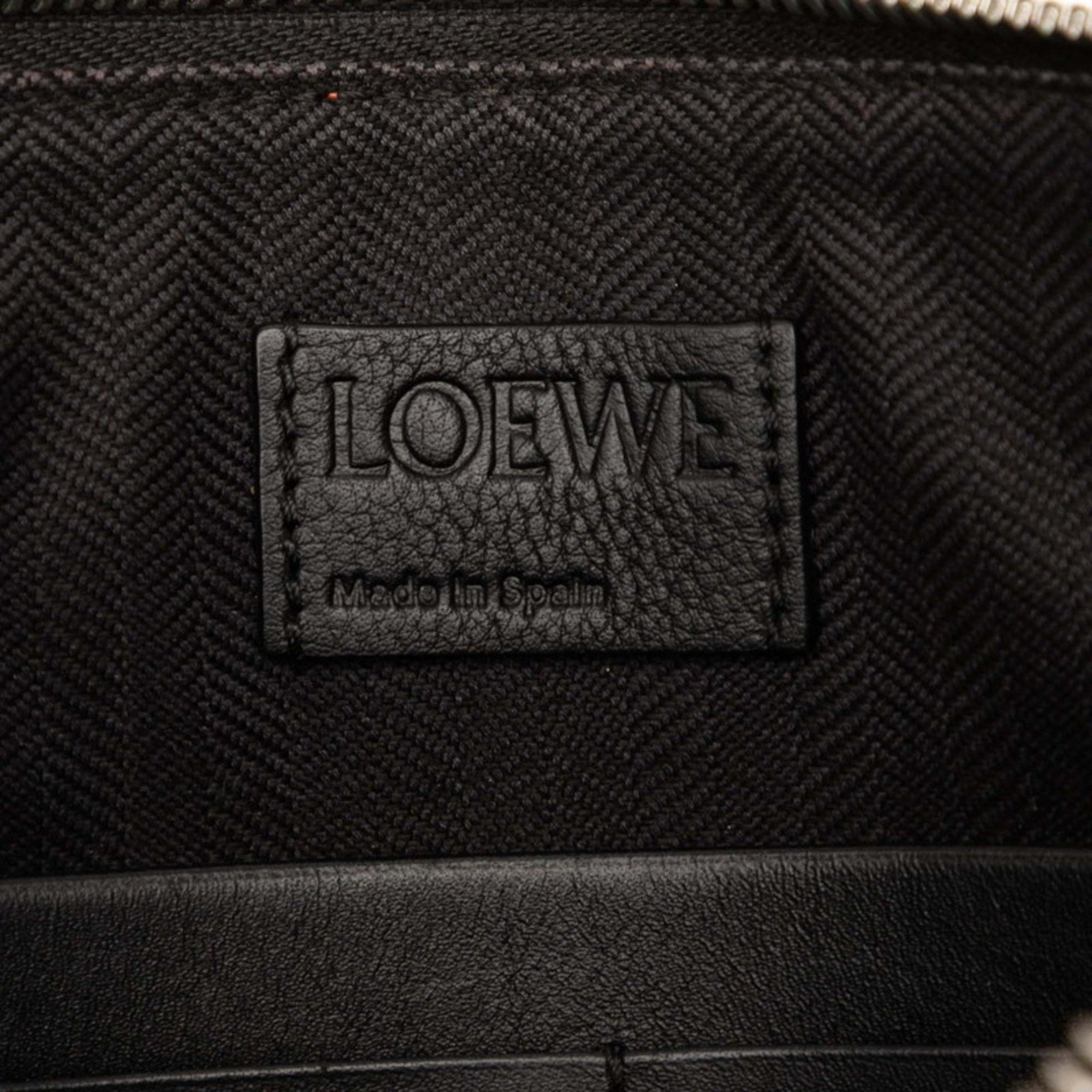 Loewe LOEWE Anagram Two-Tone Clutch Bag/Second Bag in Black and Red Leather for Women Size ONE SIZE - 5 Thumbnail