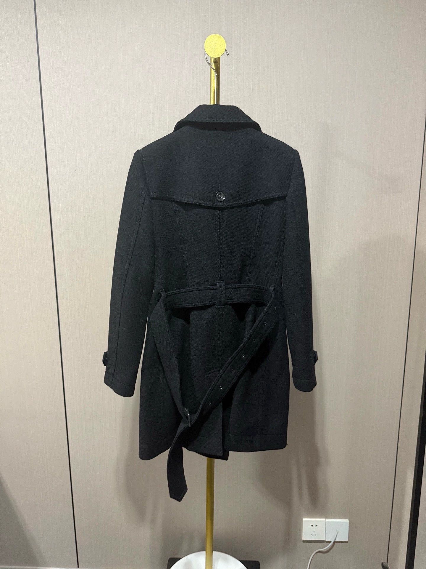 Burberry Burberry Black Wool Trench Coat S Size US S / EU 44-46 / 1 - 2 Thumbnail