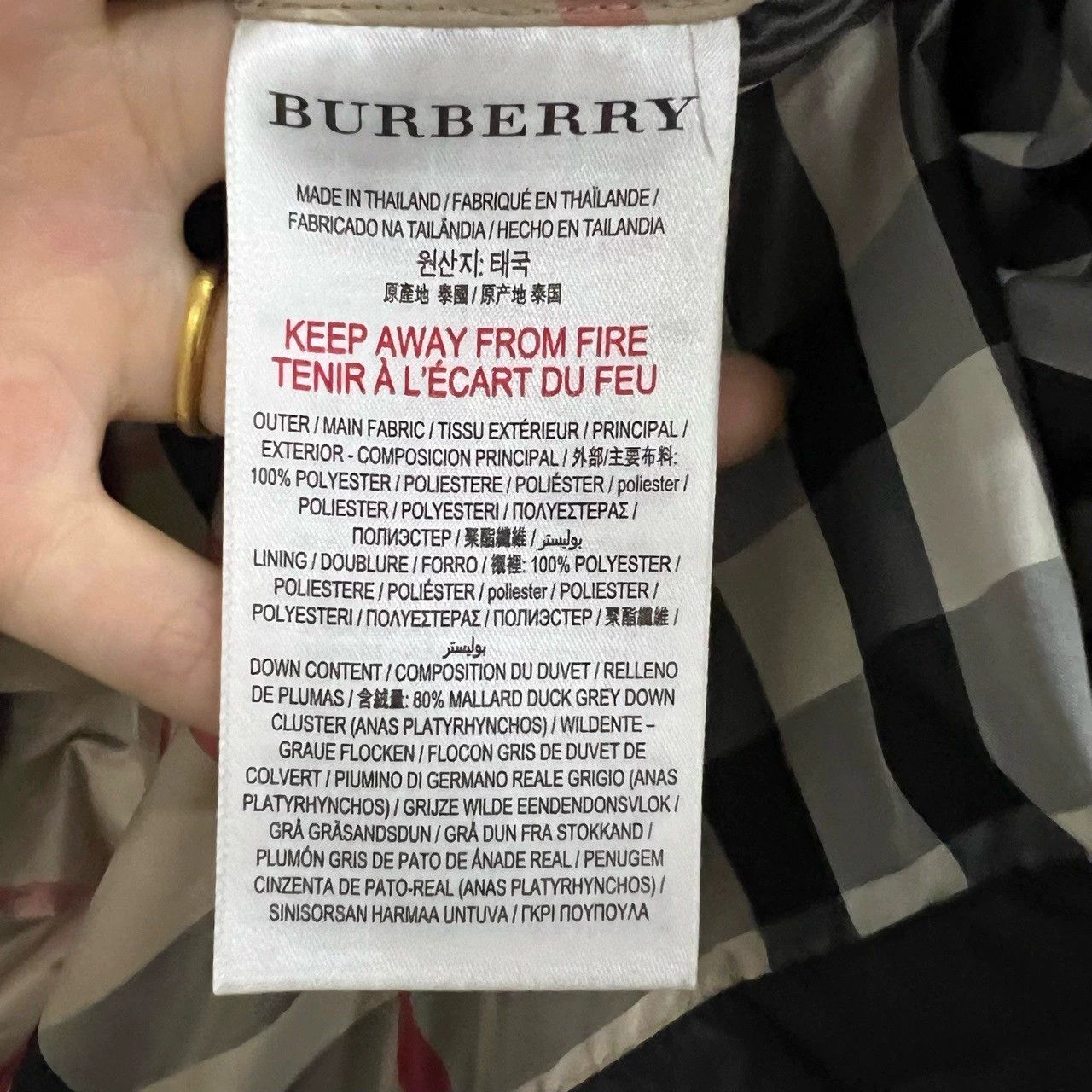 Burberry Burberry Kids Black Down Vest Size US M / EU 48-50 / 2 - 5 Thumbnail