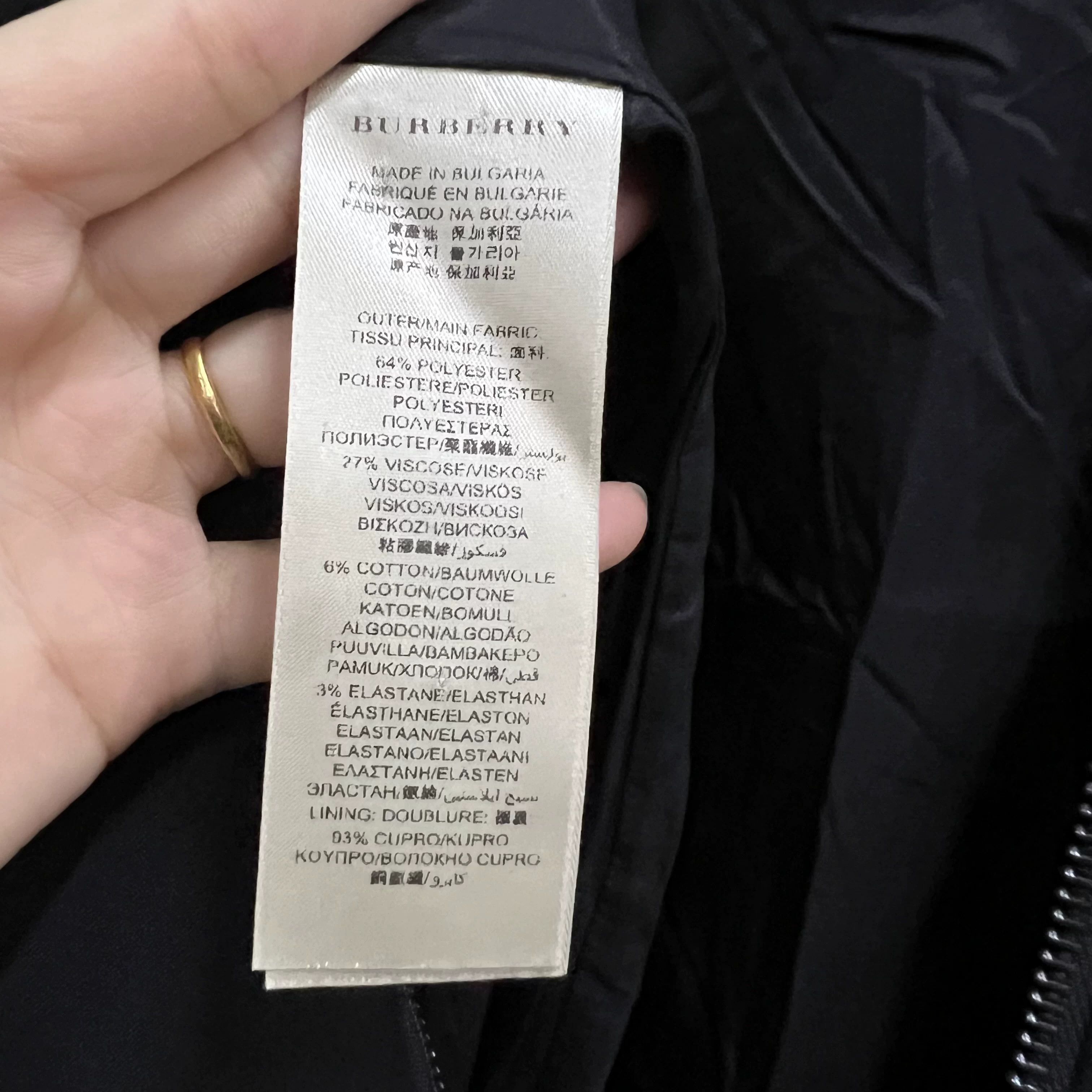 Burberry Burberry Black V-Neck Long Sleeve Dress Size US XS / EU 42 / 0 - 3 Thumbnail
