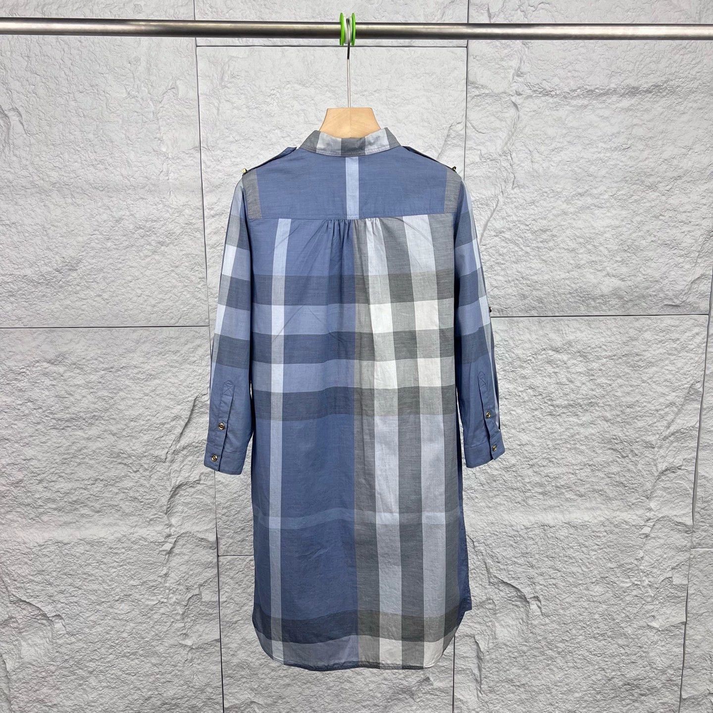 Burberry Burberry Blue Plaid Check Dress Size US S / EU 44-46 / 1 - 2 Thumbnail