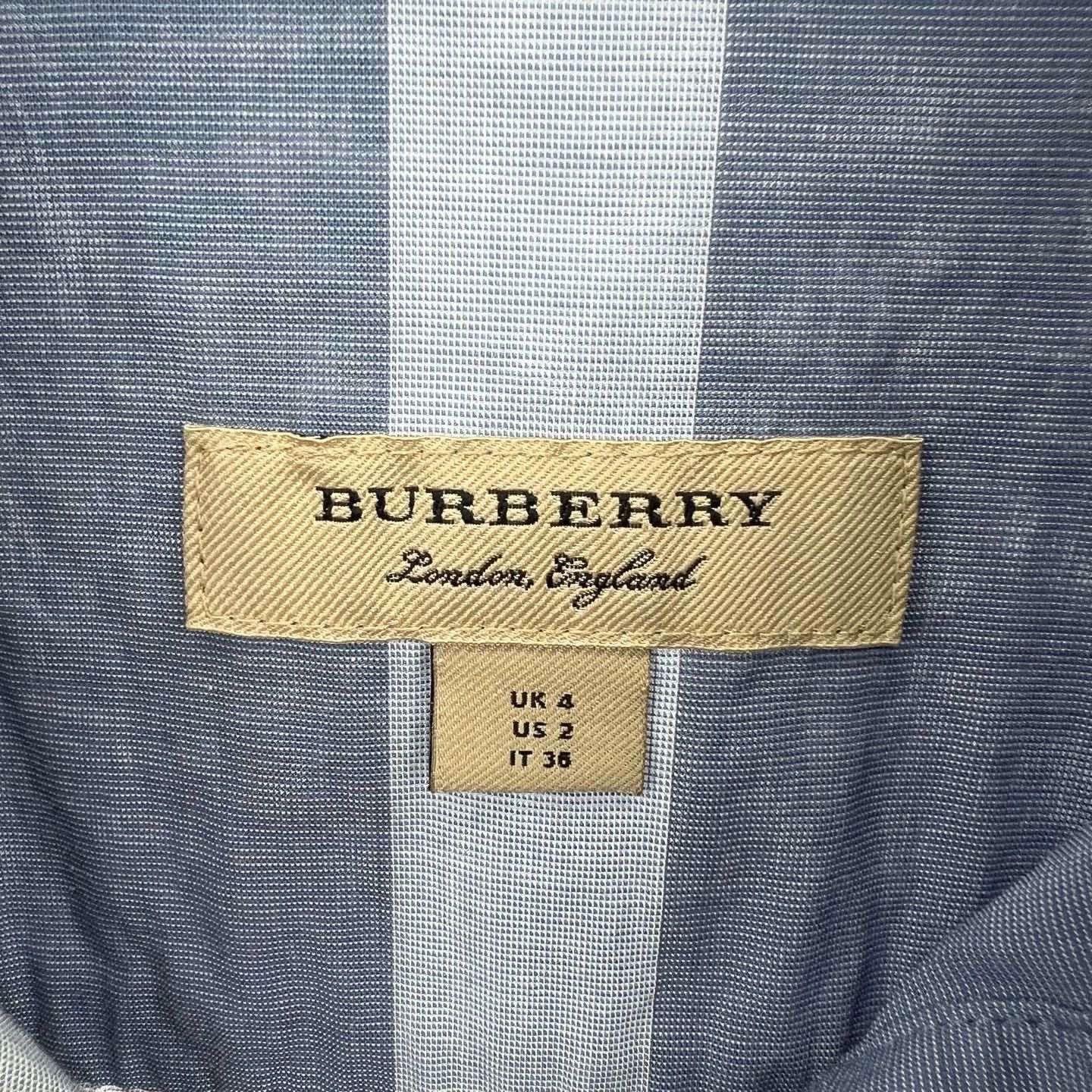 Burberry Burberry Blue Plaid Check Dress Size US S / EU 44-46 / 1 - 3 Thumbnail