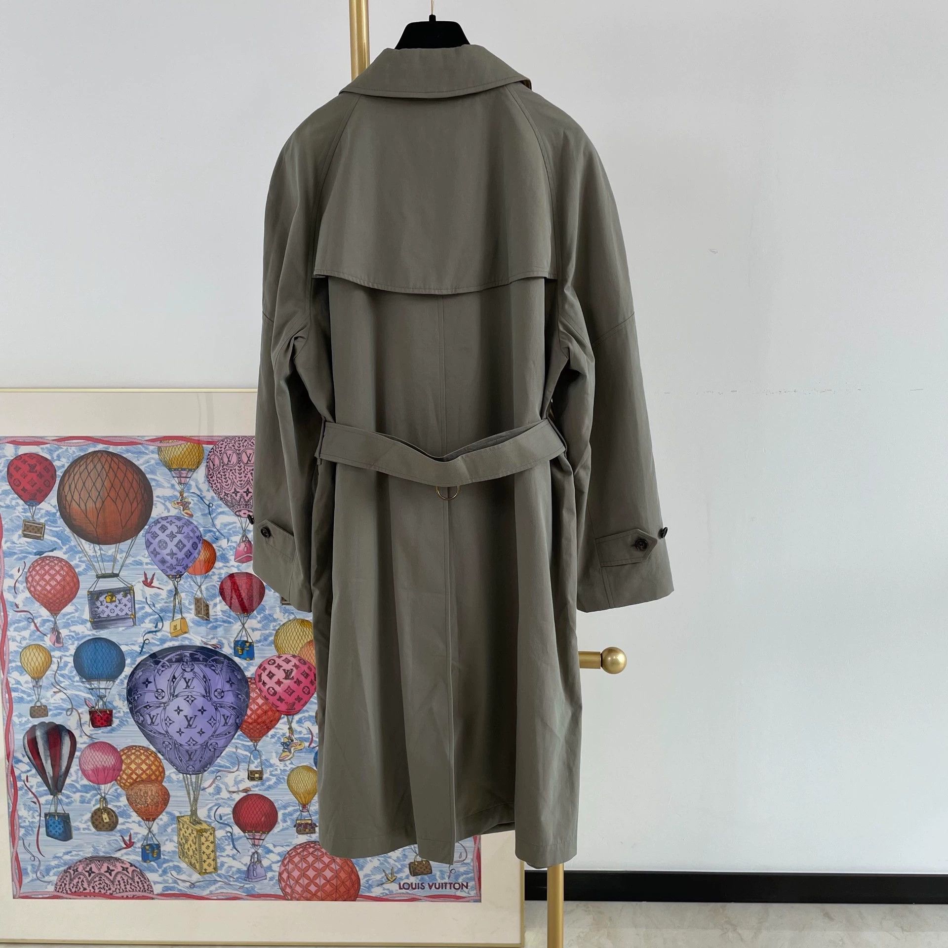 Burberry Burberry Green Trench Coat UK12 Size US M / EU 48-50 / 2 - 3 Thumbnail