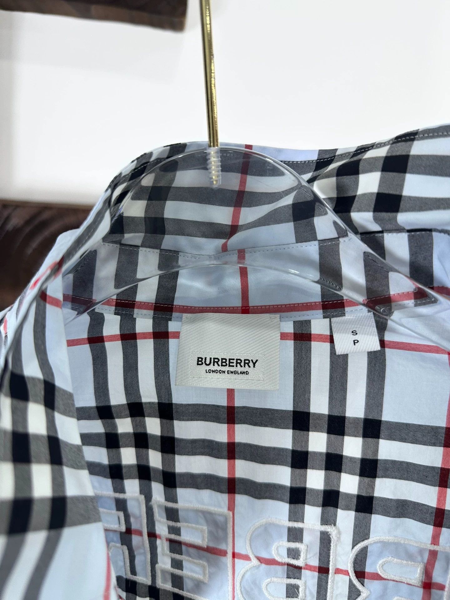 Burberry Burberry Women's Blue Check Shirt S Size US S / EU 44-46 / 1 - 7 Thumbnail