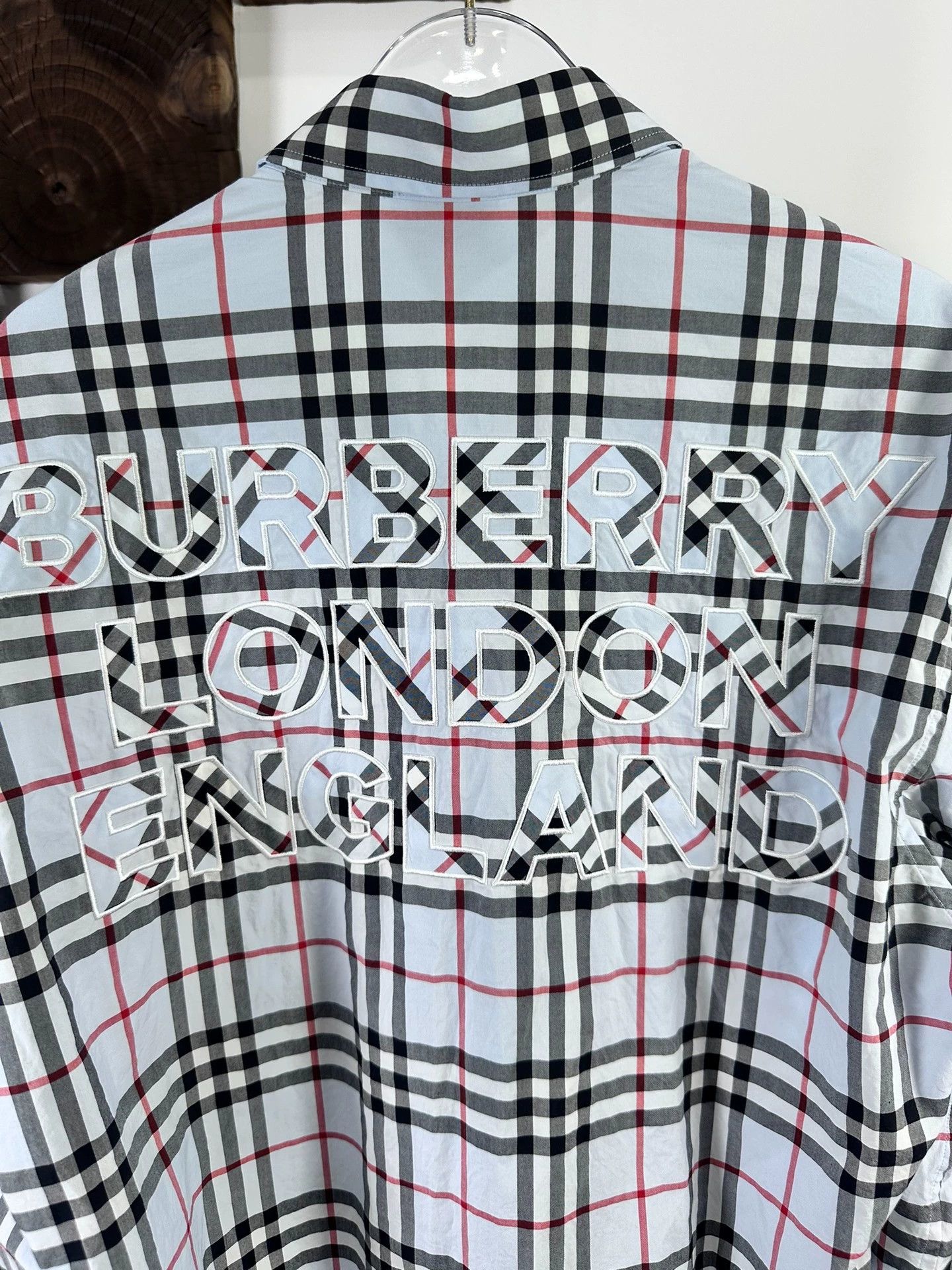 Burberry Burberry Women's Blue Check Shirt S Size US S / EU 44-46 / 1 - 3 Thumbnail