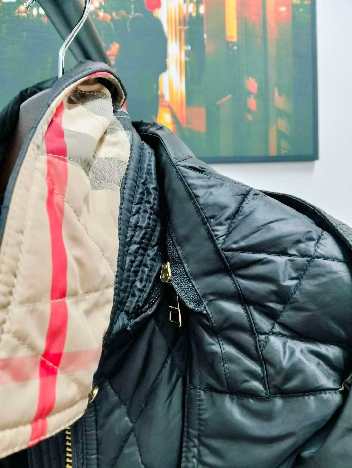 Burberry Burberry Belted Mid-Length Hooded Cotton Coat Size US XS / EU 42 / 0 - 6 Thumbnail