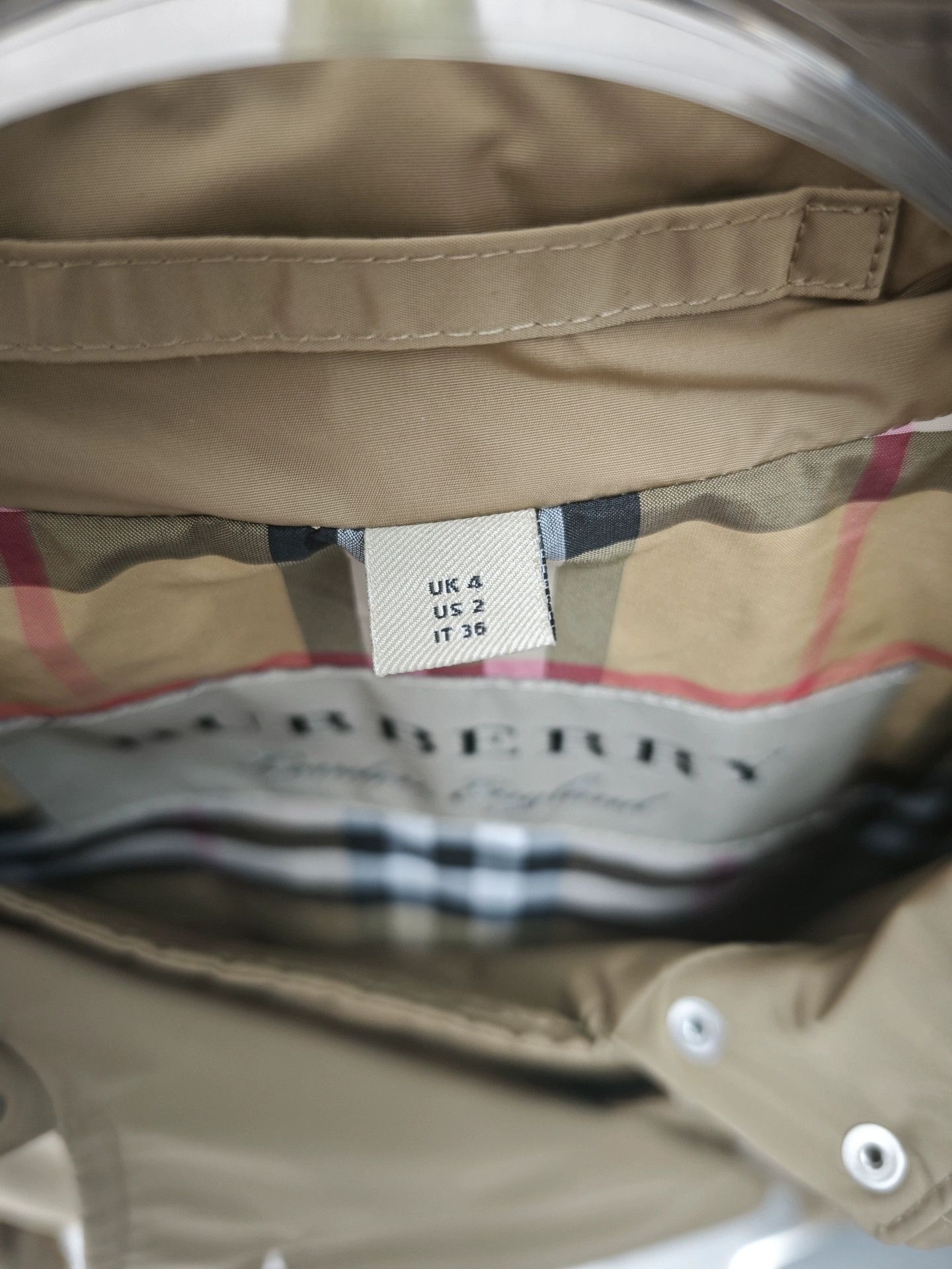 Burberry Burberry Classic Tartan Trench Coat Size US XS / EU 42 / 0 - 2 Thumbnail