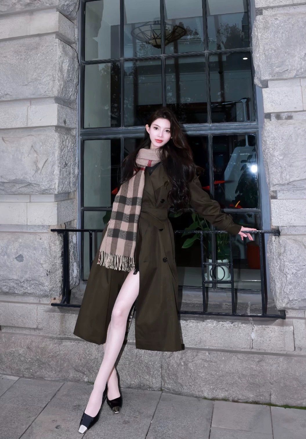 Burberry Burberry Green Short Trench Coat Size US XS / EU 42 / 0 - 7 Thumbnail