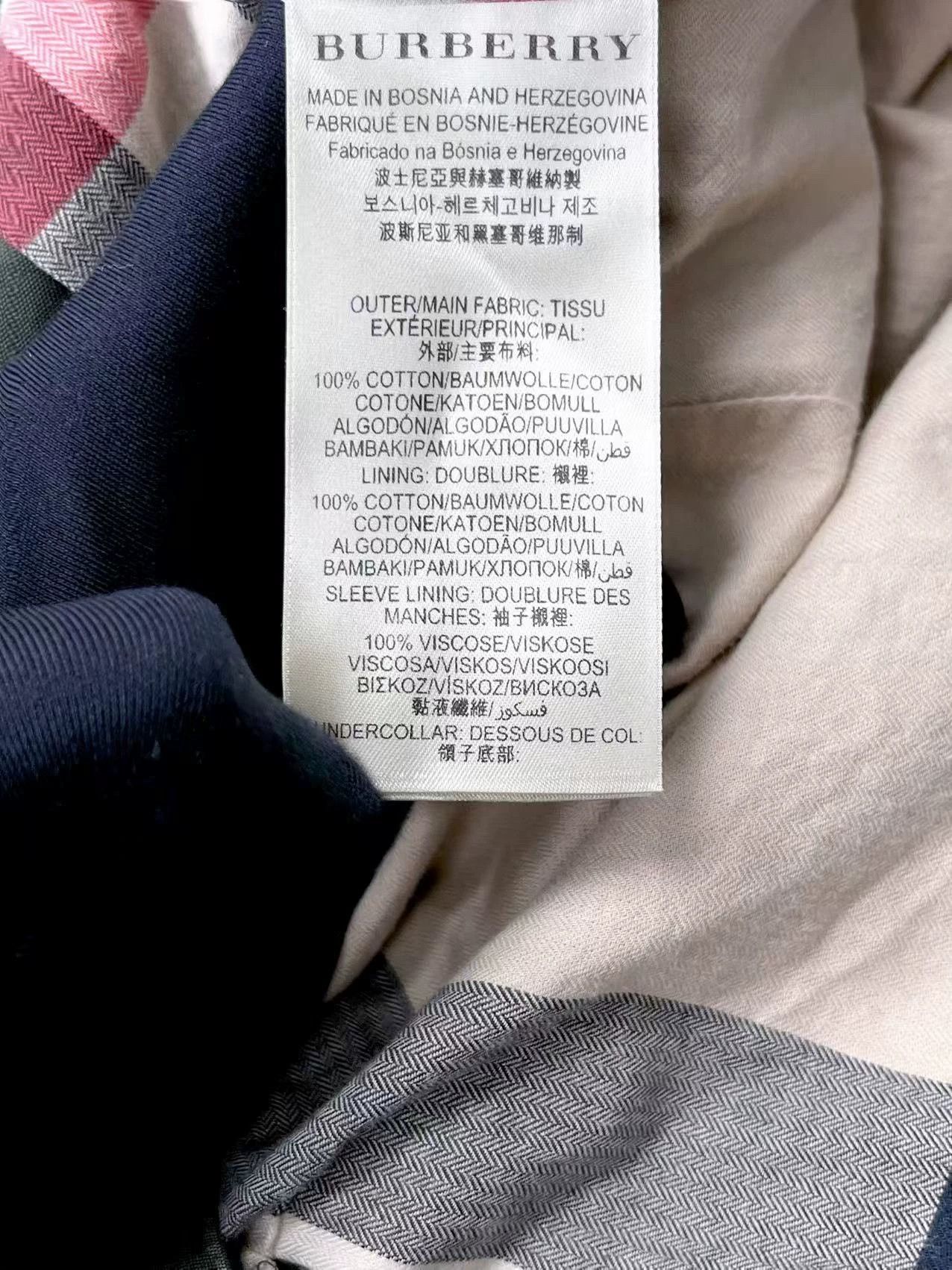 Burberry Burberry Green Double-Breasted Short Trench Coat Size US XL / EU 56 / 4 - 5 Thumbnail