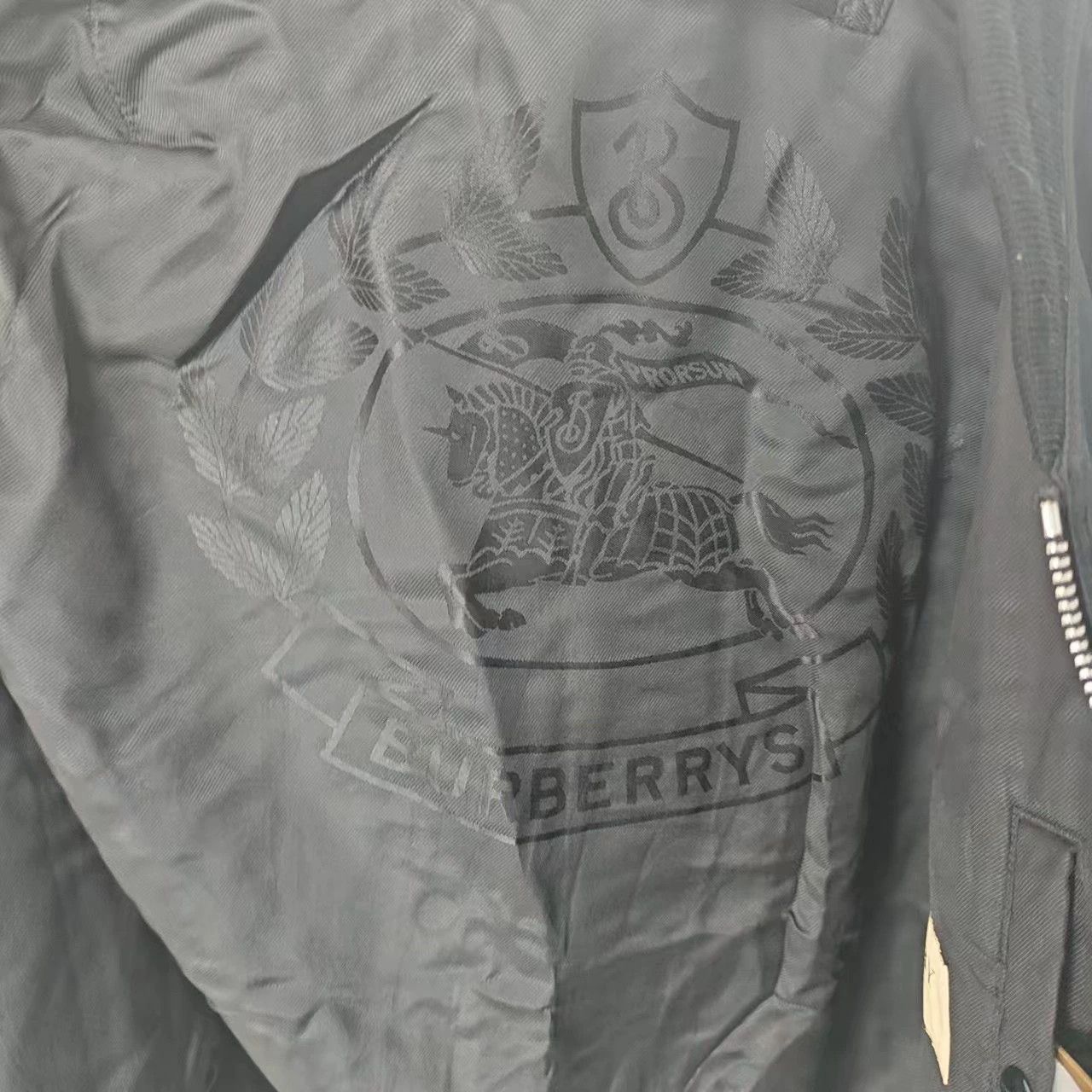 Burberry Burberry Black Bomber Jacket Size US S / EU 44-46 / 1 - 5 Thumbnail