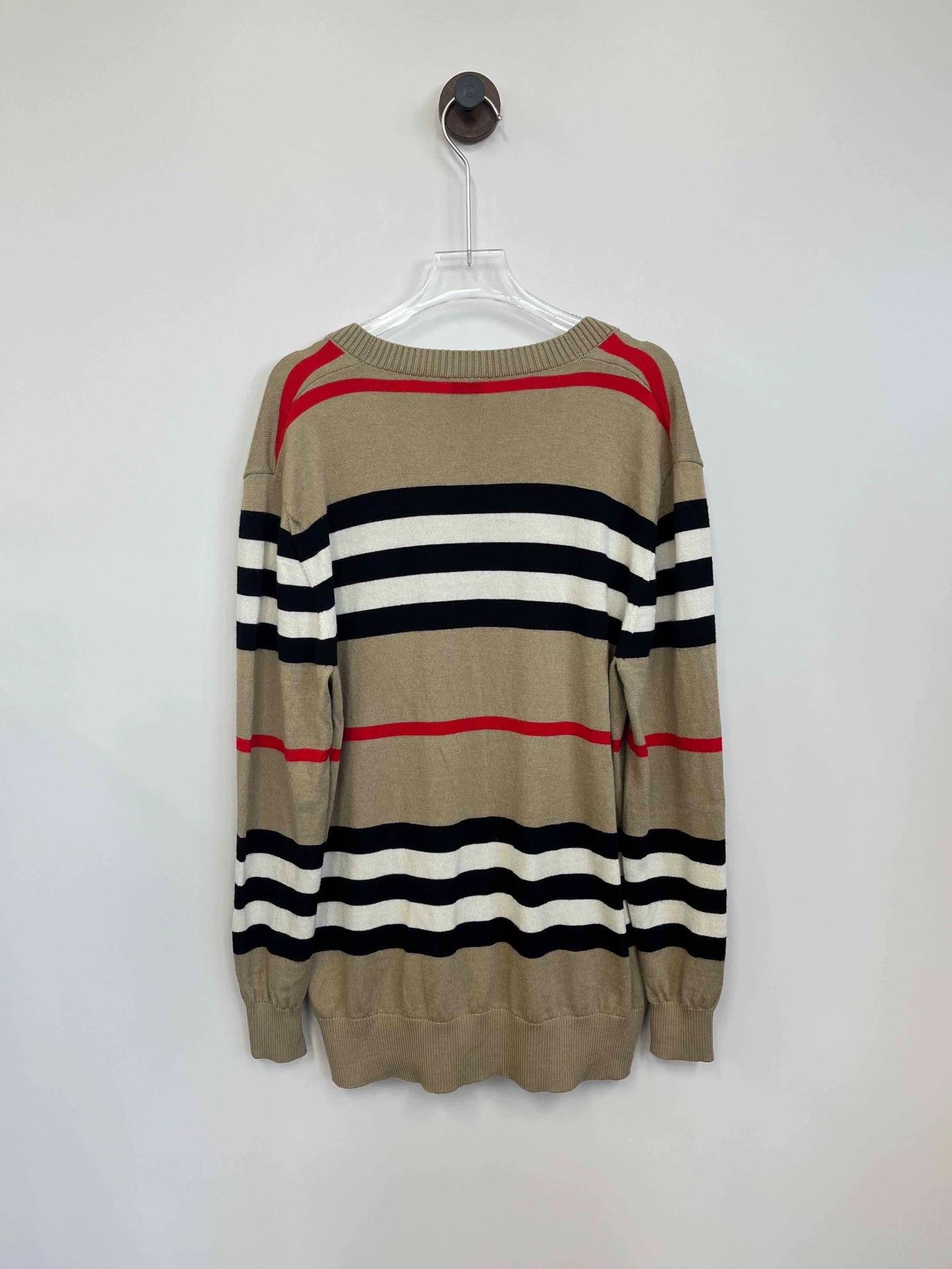 Burberry Burberry Beige Stripe Knit Cardigan S Size US S / EU 44-46 / 1 - 2 Thumbnail