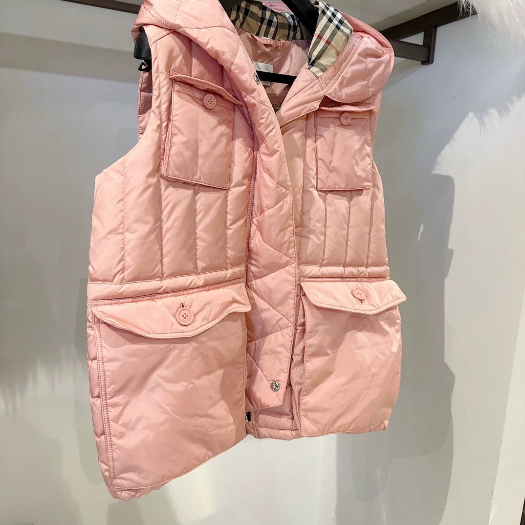 Burberry Burberry Pink Down Vest 14Y Size US XS / EU 42 / 0 - 2 Thumbnail