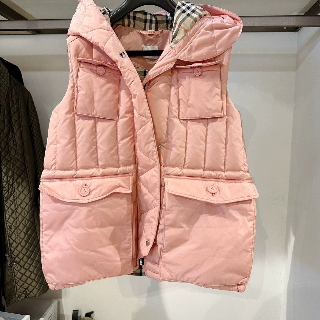 Burberry Burberry Pink Down Vest 14Y Size US XS / EU 42 / 0 - 3 Thumbnail