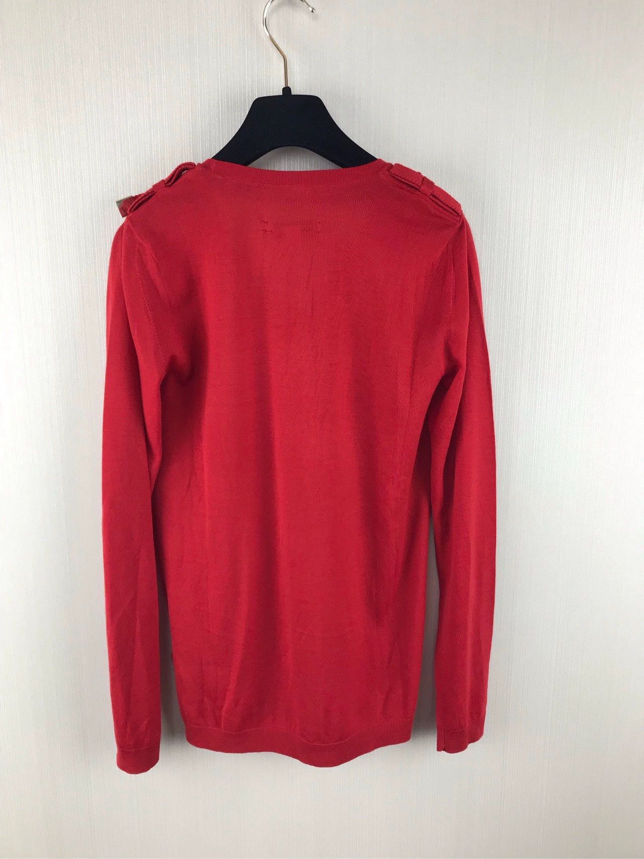 Burberry Burberry Red Wool Knit Sweater Size US S / EU 44-46 / 1 - 2 Thumbnail