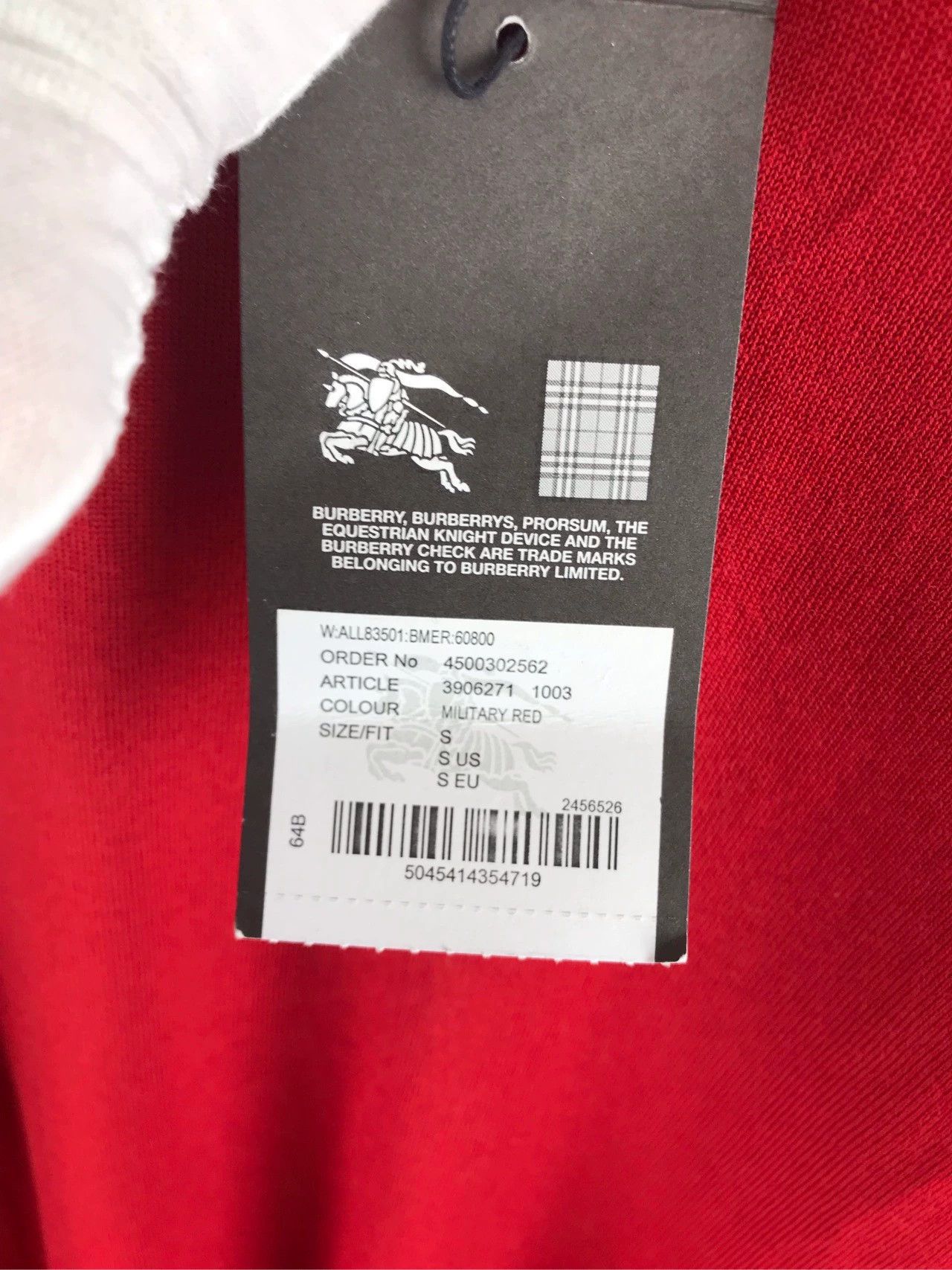Burberry Burberry Red Wool Knit Sweater Size US S / EU 44-46 / 1 - 4 Thumbnail