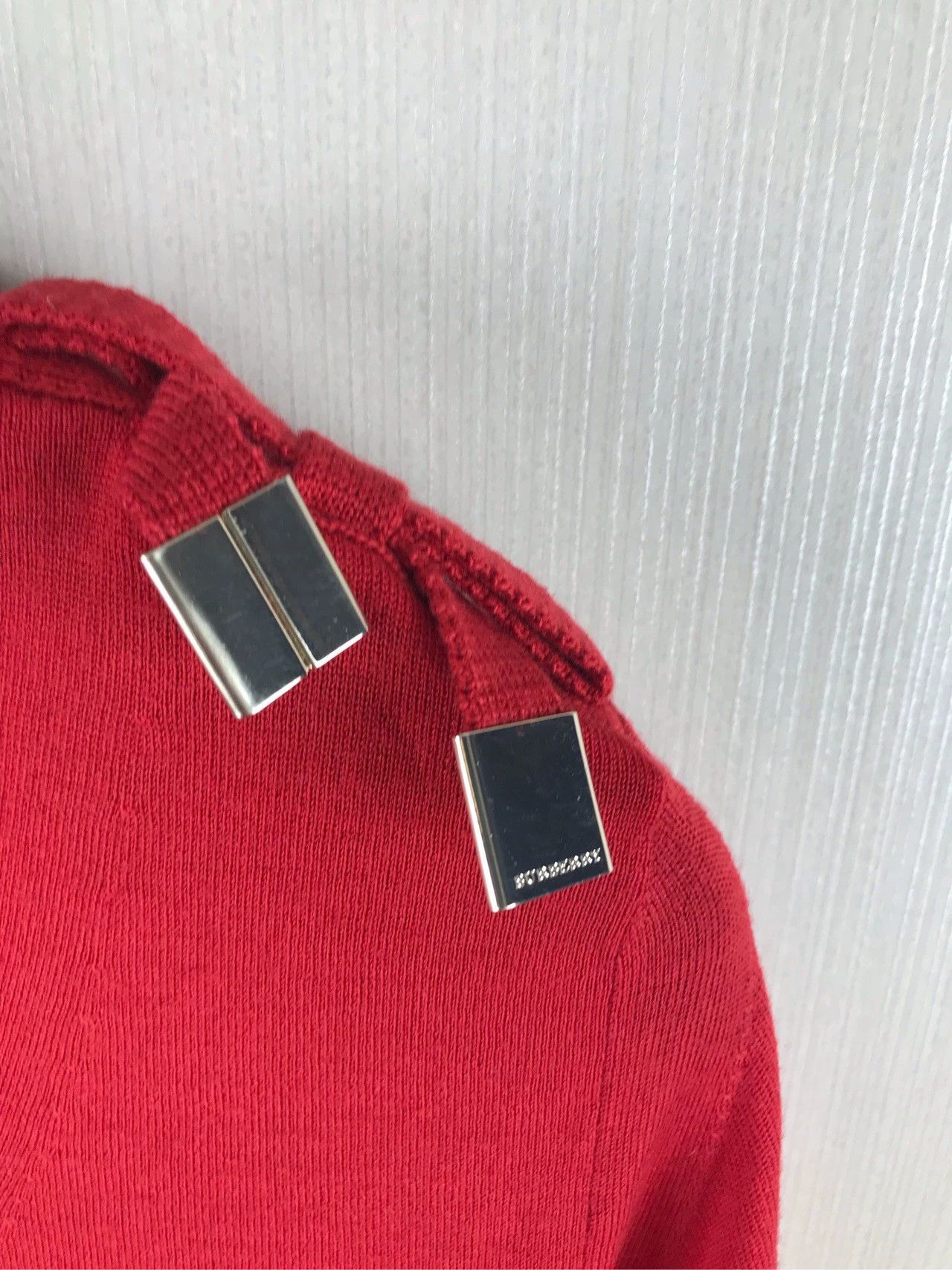 Burberry Burberry Red Wool Knit Sweater Size US S / EU 44-46 / 1 - 8 Thumbnail