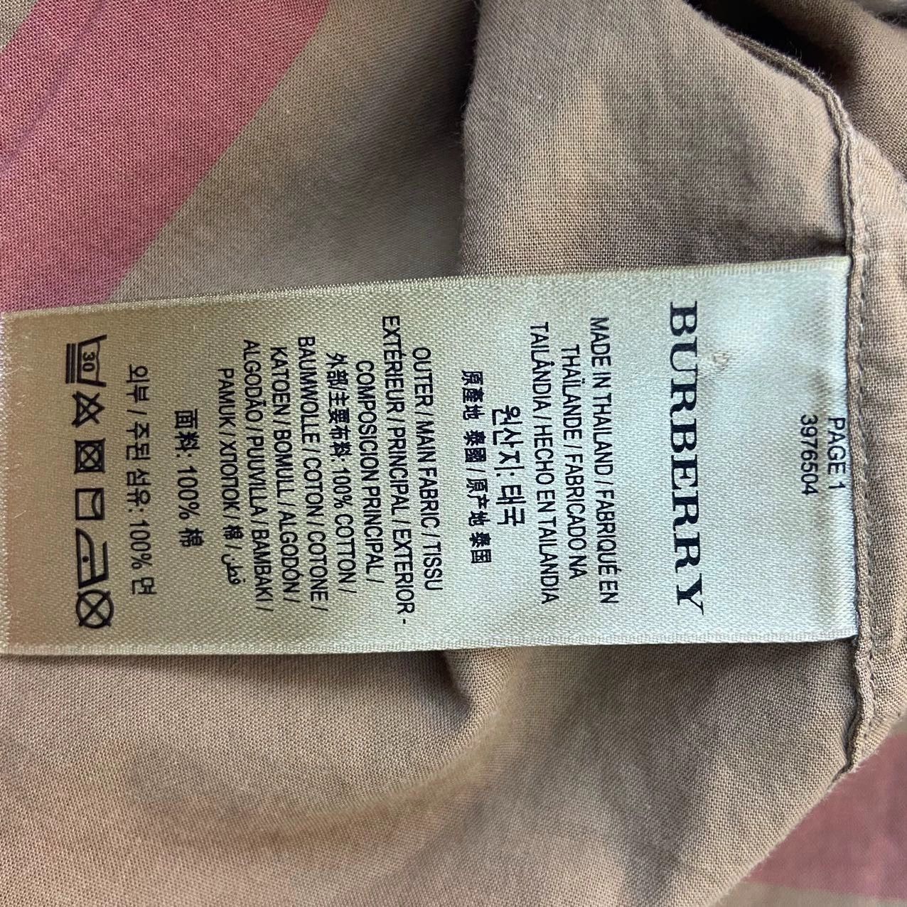 Burberry Burberry Plaid Print Loose Long Sleeve Shirt Size US XS / EU 42 / 0 - 6 Thumbnail