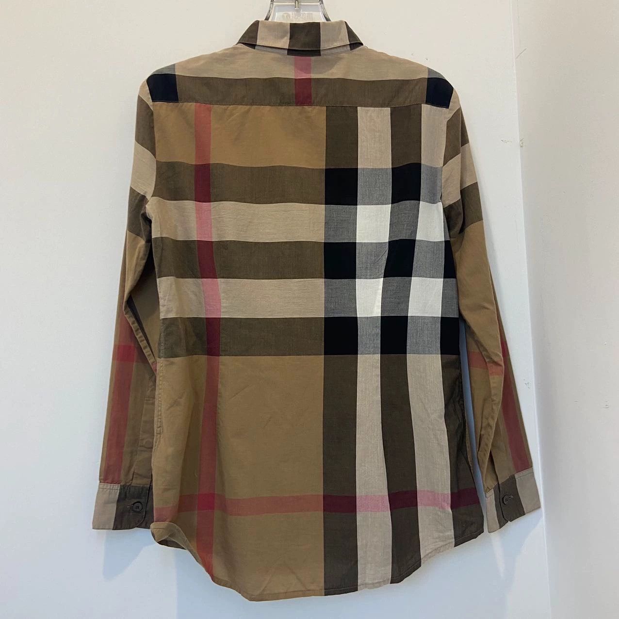 Burberry Burberry Plaid Print Loose Long Sleeve Shirt Size US XS / EU 42 / 0 - 2 Thumbnail