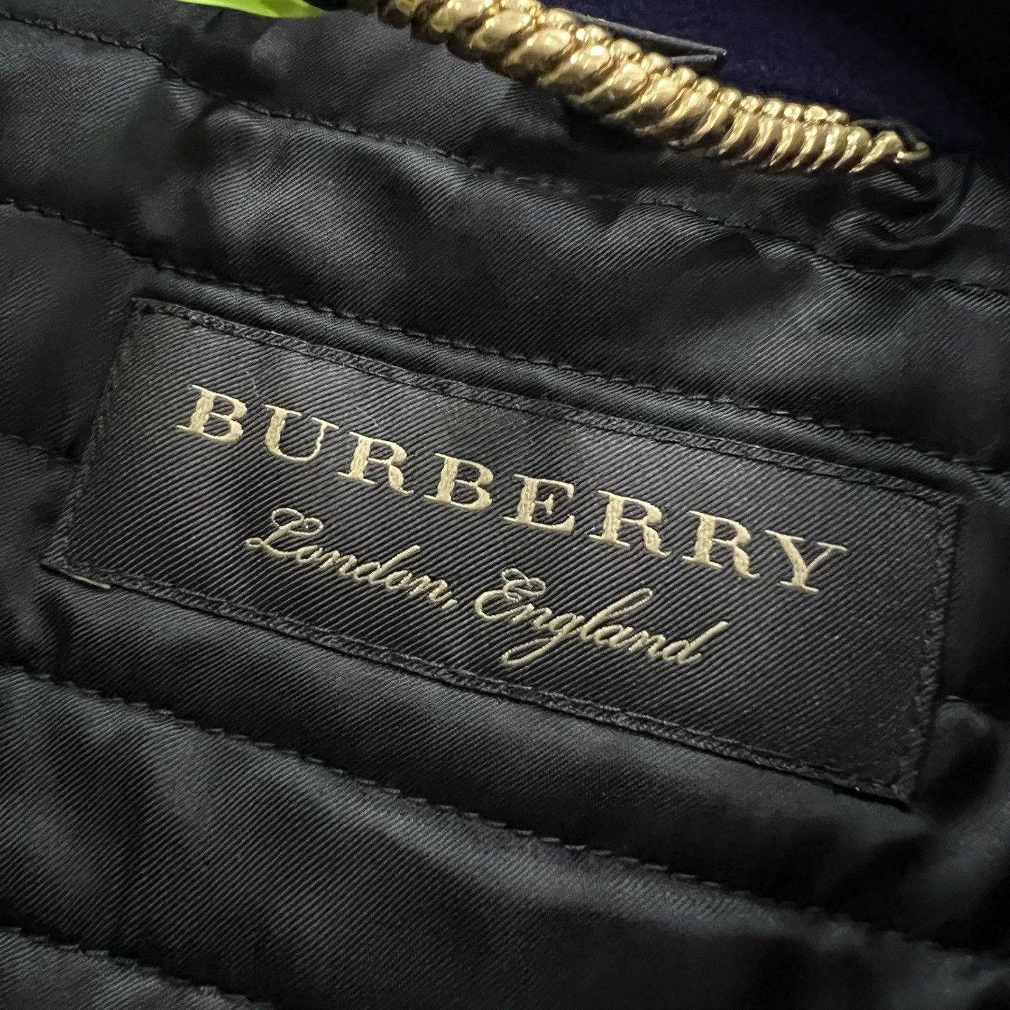 Burberry Burberry Navy Button Jacket Coat Size US L / EU 52-54 / 3 - 4 Thumbnail