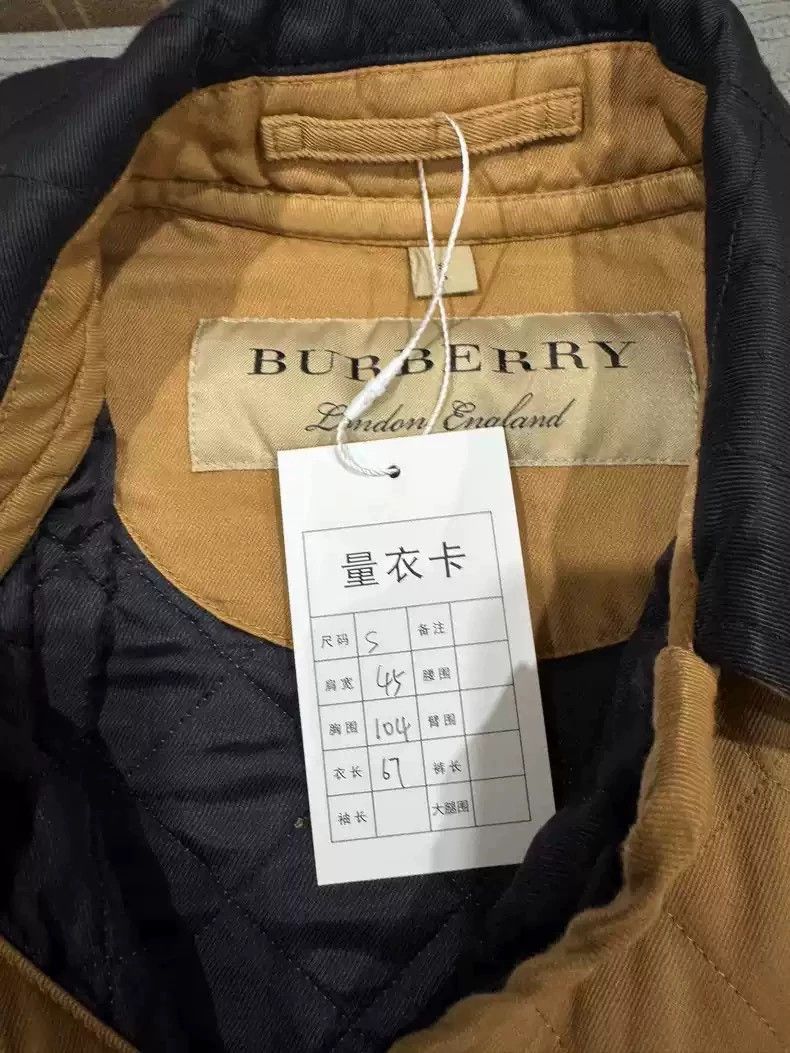 Burberry Burberry Black Gold Cotton Coat Size US S / EU 44-46 / 1 - 3 Thumbnail