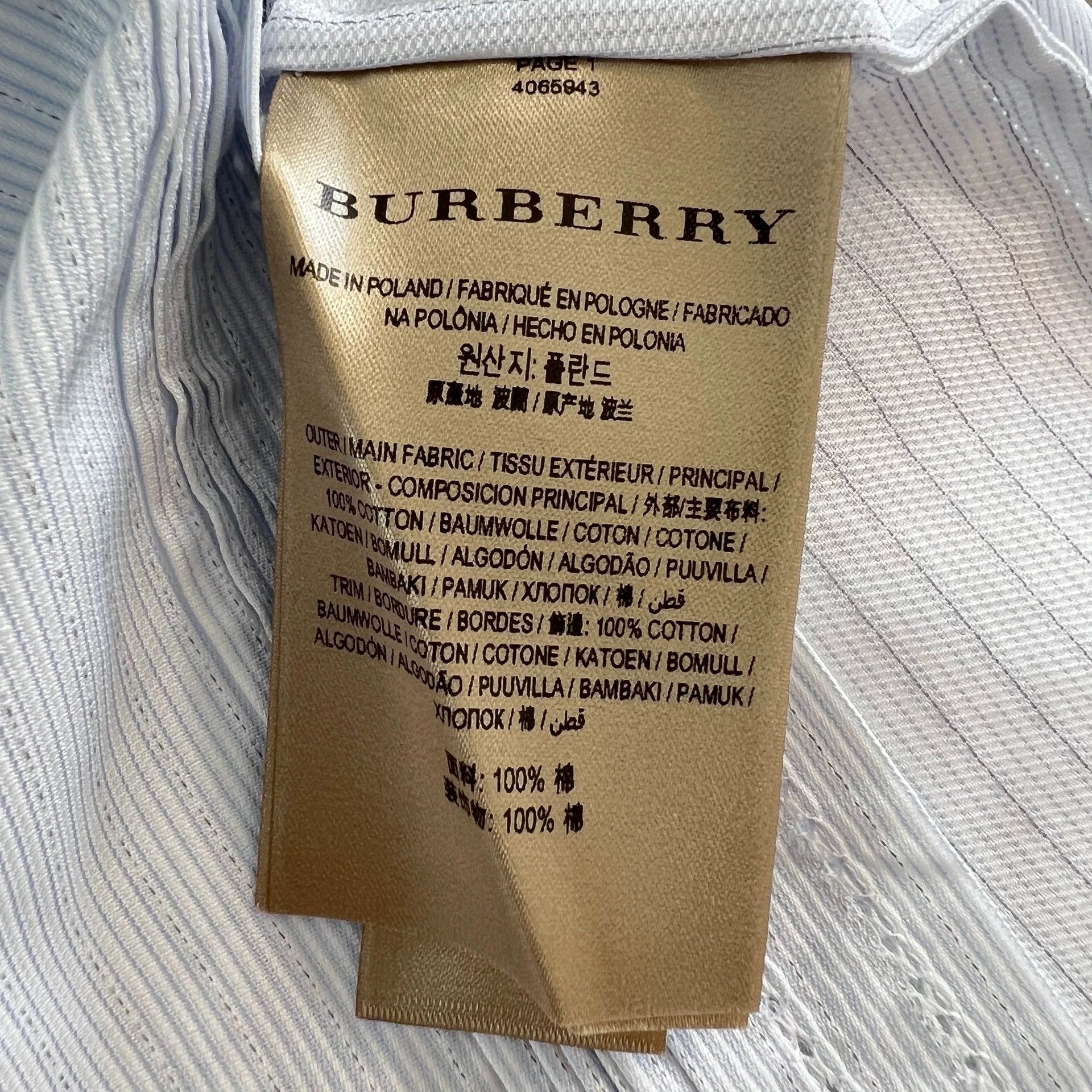 Burberry Burberry Women's Light Blue Shirt Size US M / EU 48-50 / 2 - 5 Thumbnail