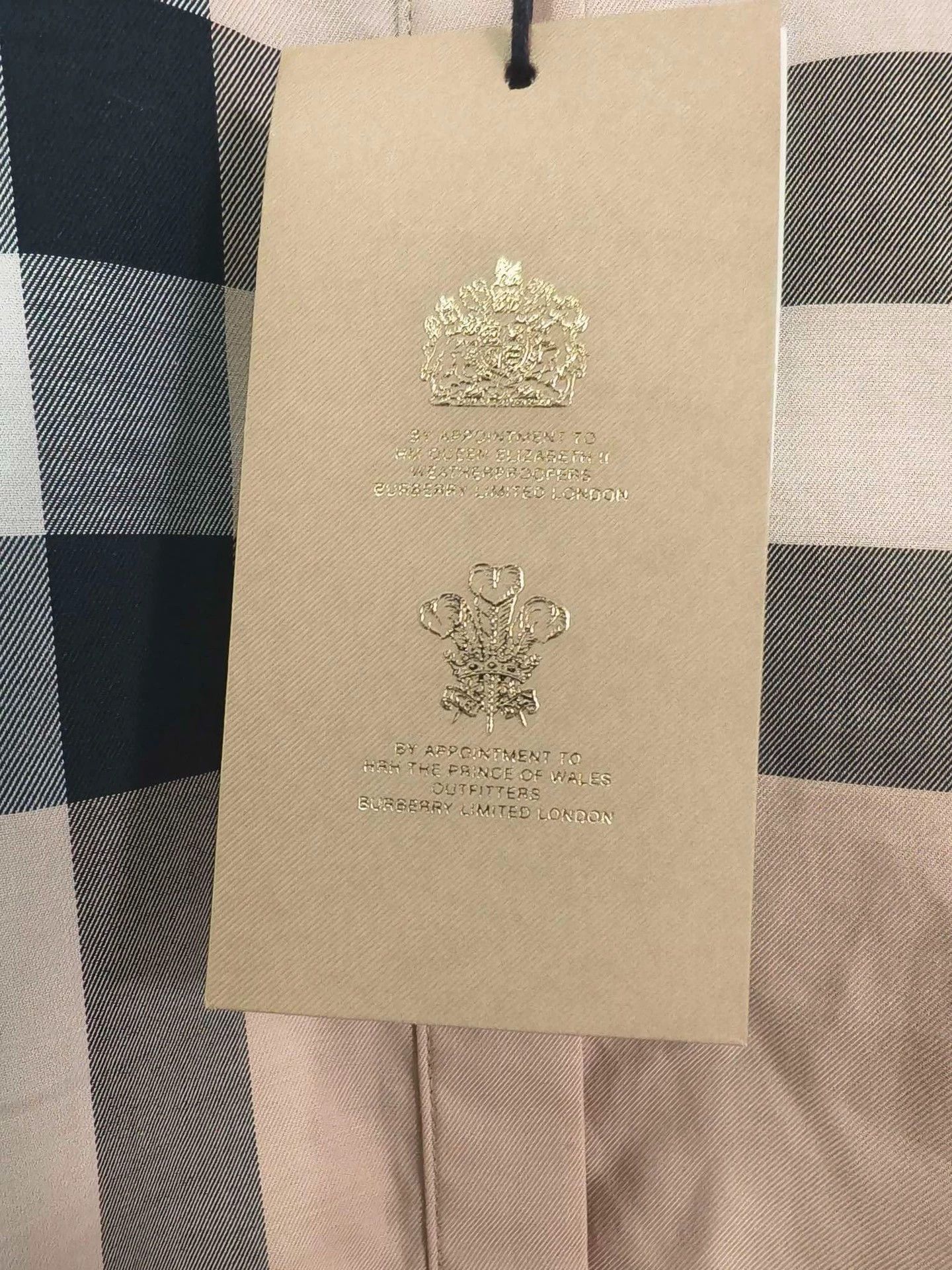 Burberry Burberry Beige Plaid Slim Fit Shirt XS Size US XS / EU 42 / 0 - 6 Thumbnail