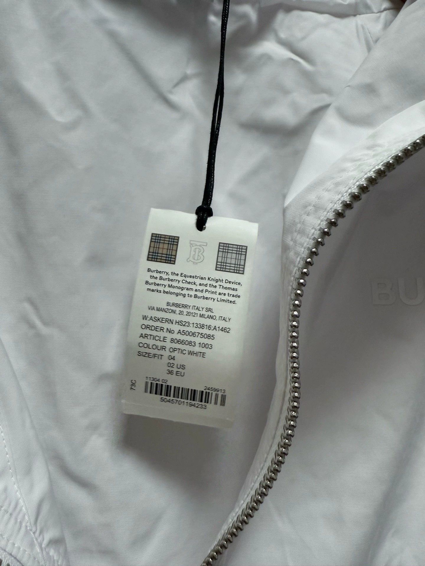 Burberry Burberry White Short Jacket Size US L / EU 52-54 / 3 - 4 Thumbnail