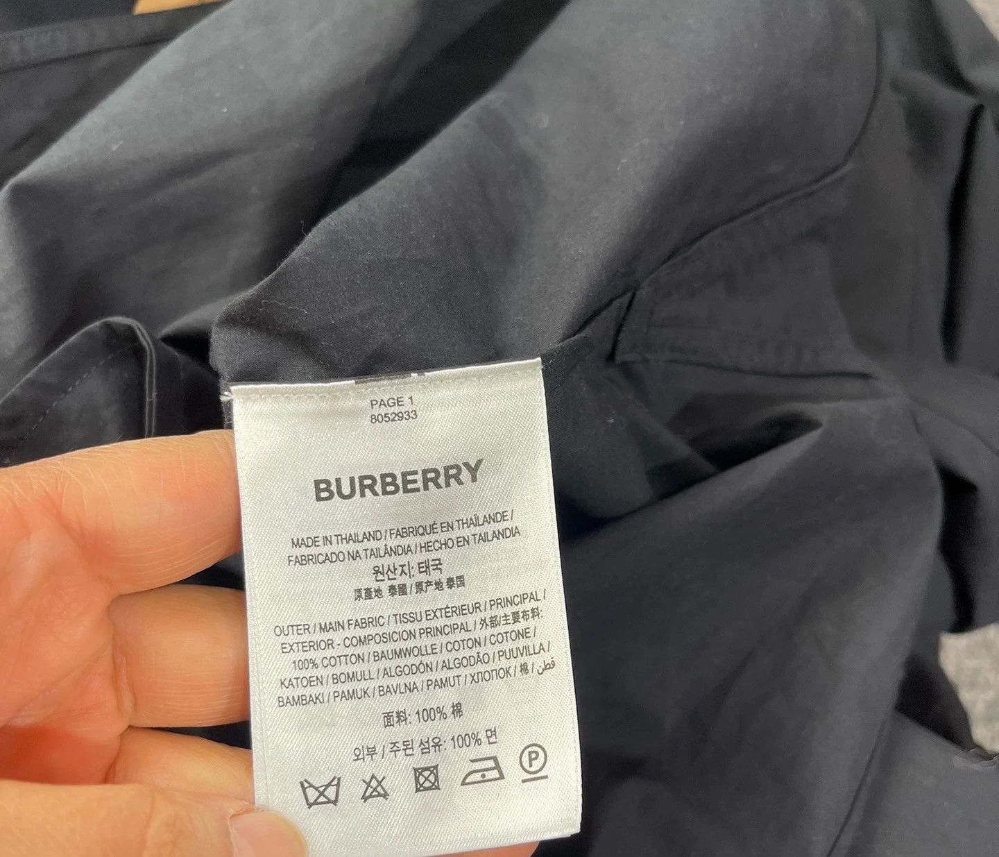 Burberry Burberry Long Sleeve Shirt Dress Size US XS / EU 42 / 0 - 7 Thumbnail