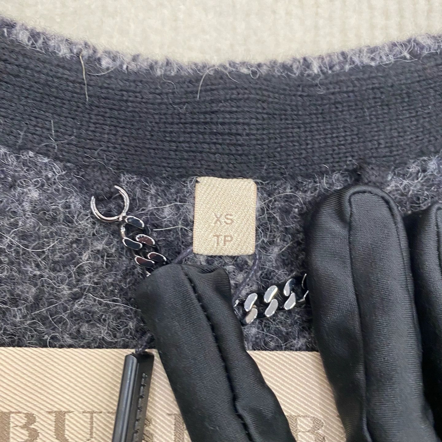 Burberry Burberry Gray Wool Blend Coat Size US XXS / EU 40 - 8 Thumbnail