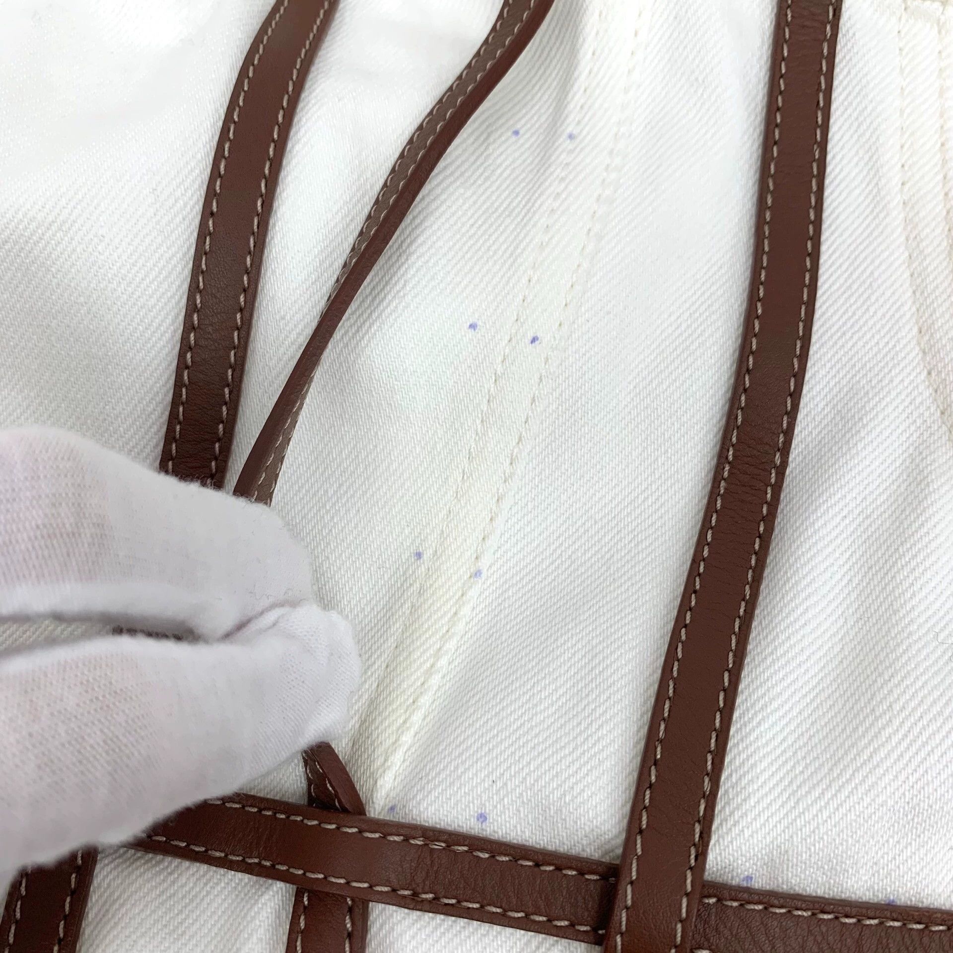 Burberry Burberry White Denim Jacket XS Size US XS / EU 42 / 0 - 9 Thumbnail