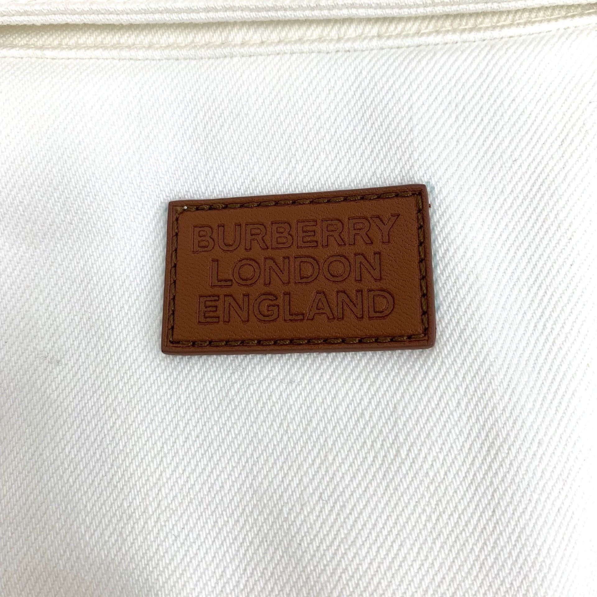 Burberry Burberry White Denim Jacket XS Size US XS / EU 42 / 0 - 8 Thumbnail