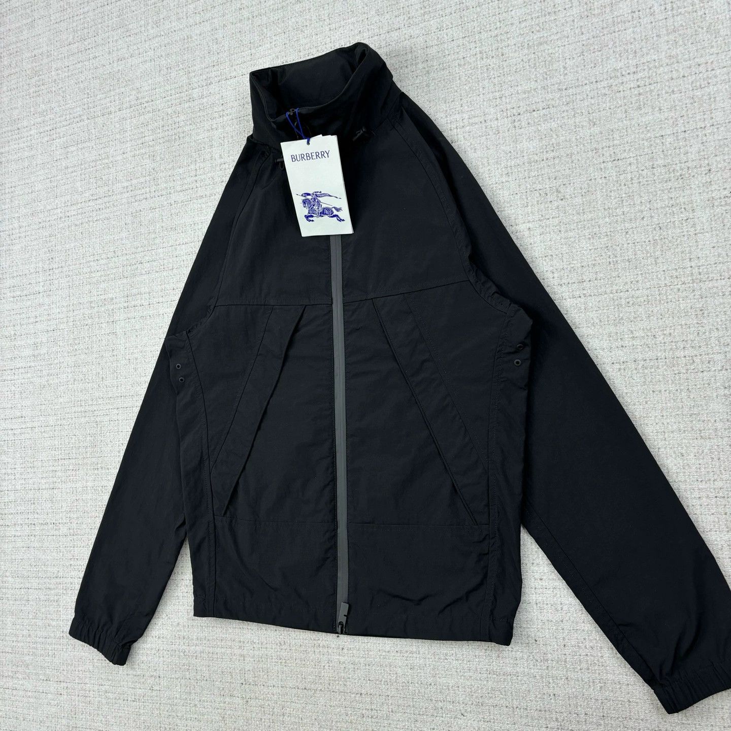 Burberry Burberry Solid Equestrian Knight Zip Jacket Size US XXS / EU 40 - 2 Thumbnail