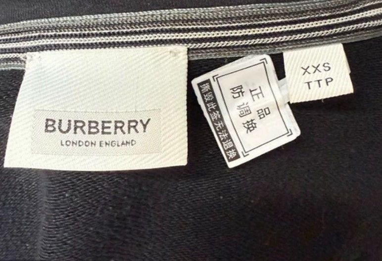 Burberry Burberry Logo Zip-Up Hoodie Jacket Size US XXS / EU 40 - 4 Thumbnail