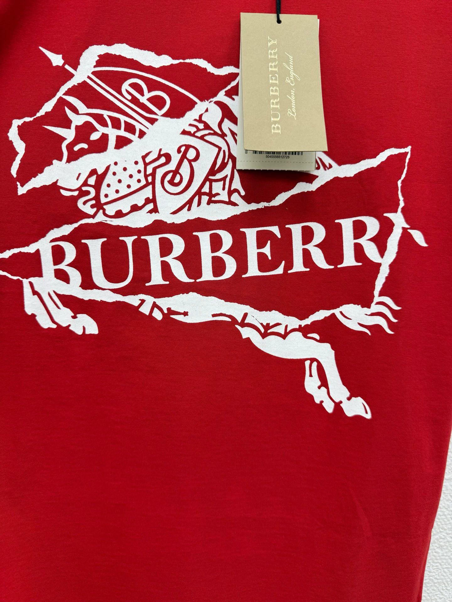 Burberry BURBERRY Cotton Short Sleeve T-Shirt Size US XS / EU 42 / 0 - 4 Thumbnail