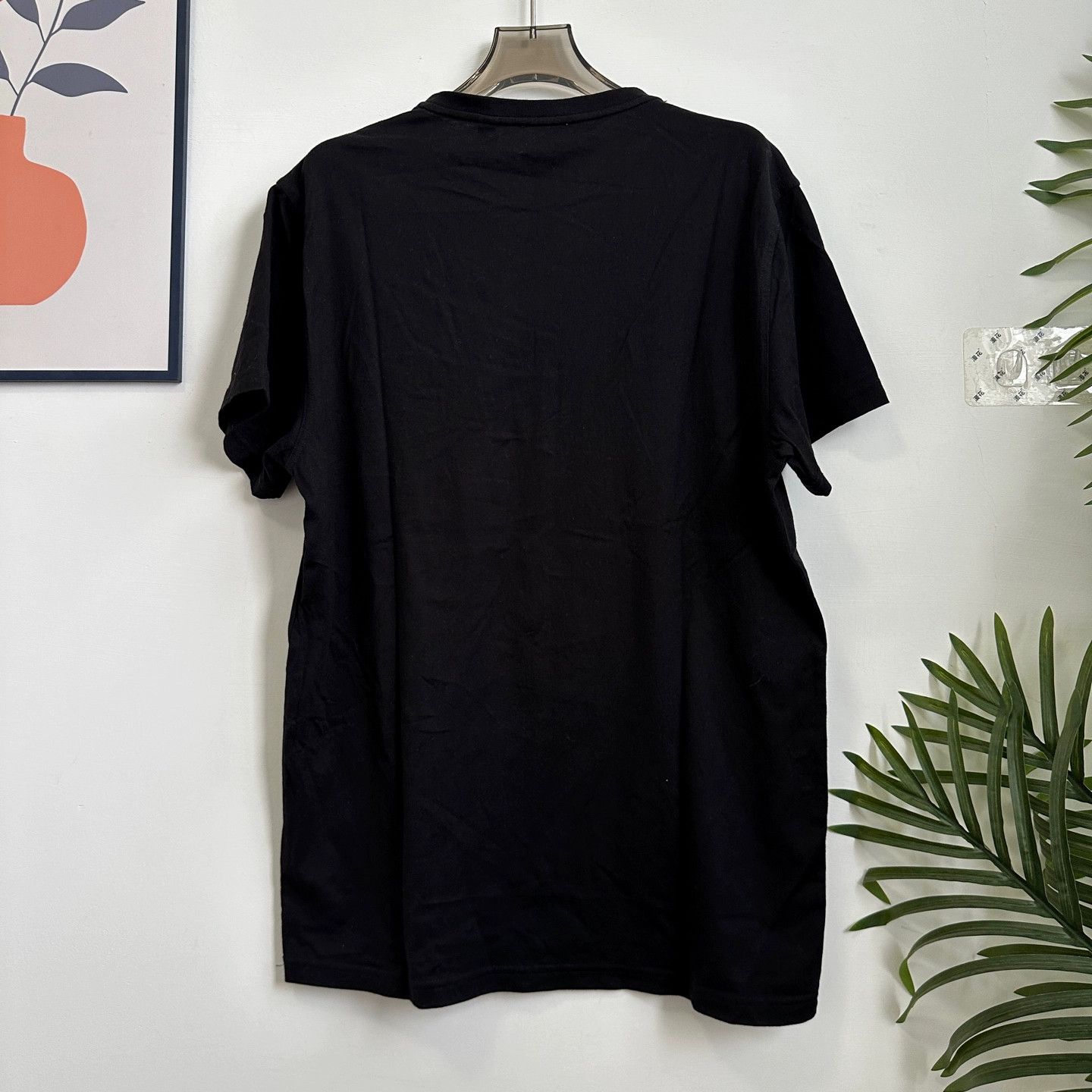 Burberry Burberry Black Logo Embroidered T-shirt Size US M / EU 48-50 / 2 - 2 Thumbnail