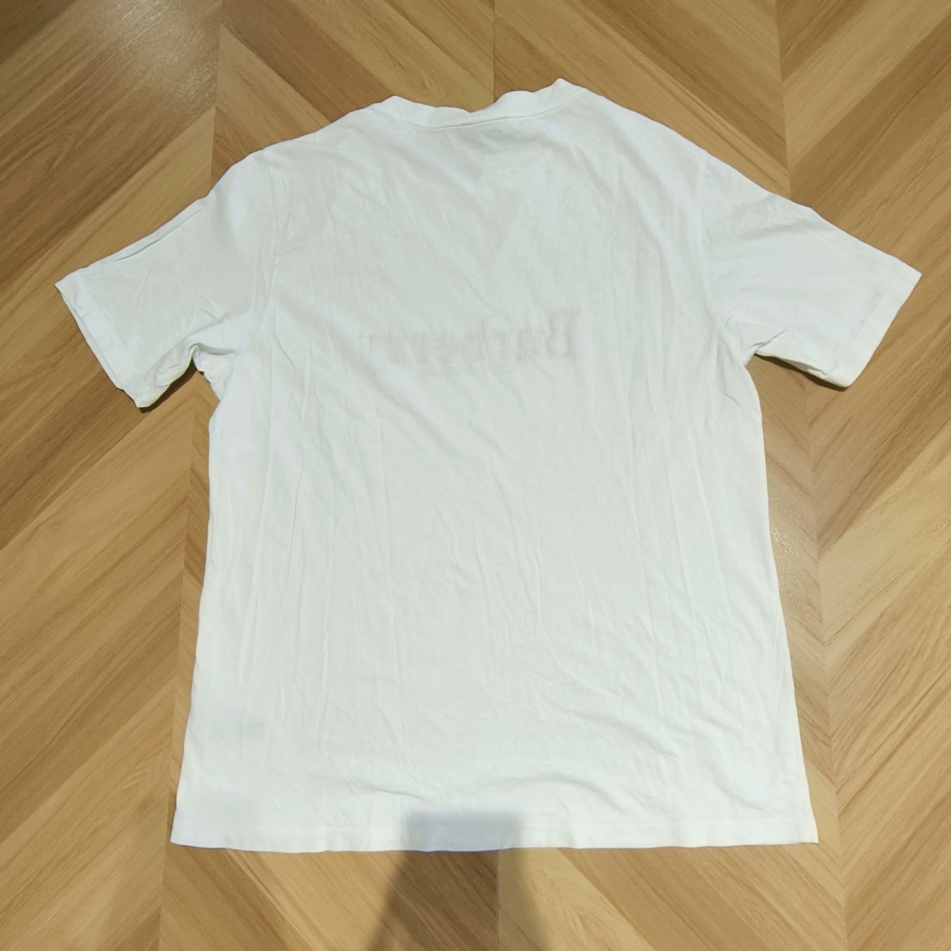 Burberry Burberry White Crew Neck T-shirt Size US M / EU 48-50 / 2 - 2 Thumbnail